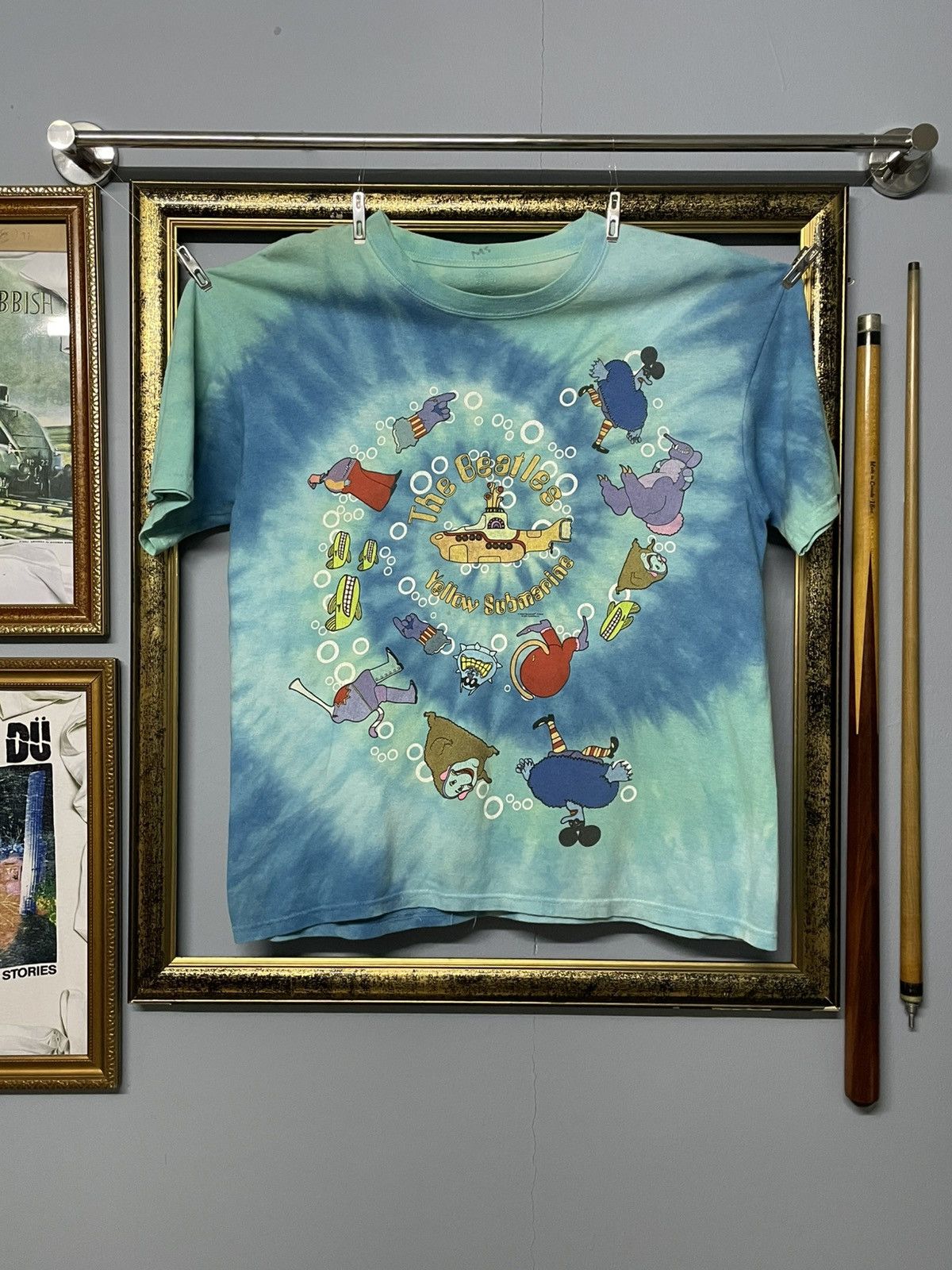 Vintage Vintage The Beatles Yellow Submarine Tie Dye Music Tee Size US M / EU 48-50 / 2 - 1 Thumbnail