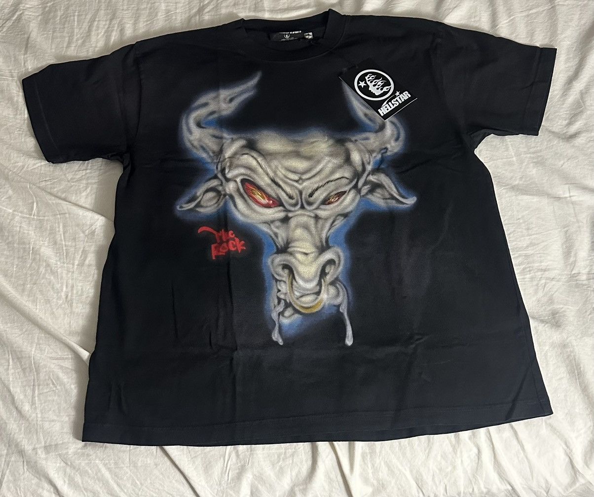 Hellstar x WWE The Rock Brahma Bull Rocky! T Shirt