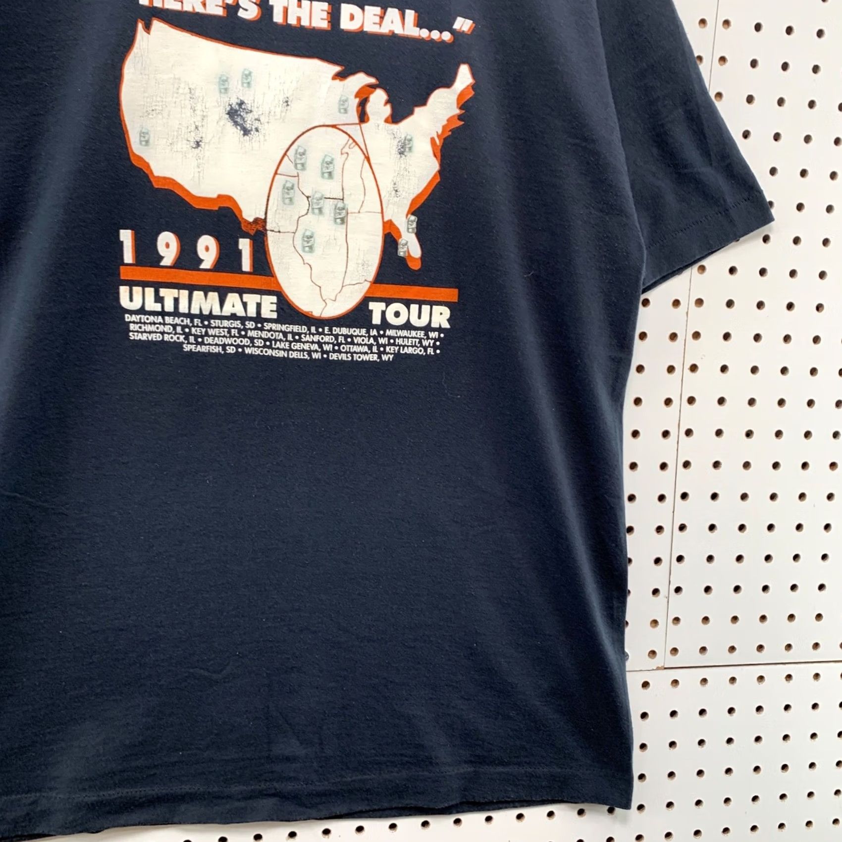 Vintage VINTAGE Harley Owner Group 1991 Ultimate Tour Shirt Mens XL Black USA Size US XL / EU 56 / 4 - 5 Thumbnail