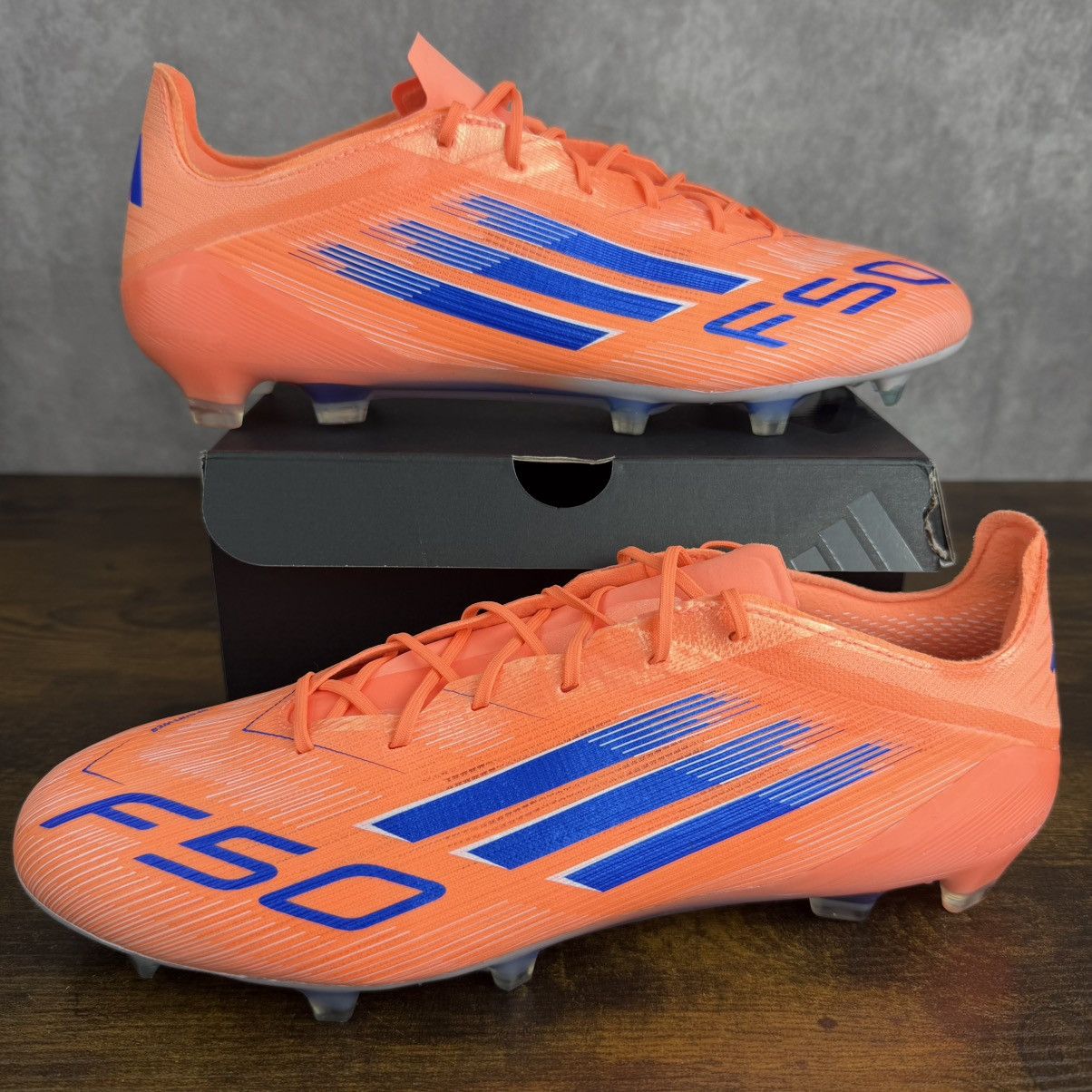 Adidas Adidas F50 Elite FG Beam Orange JH7618 Size 12 Soccer Cleats Size US 12 / EU 45 - 2 Thumbnail