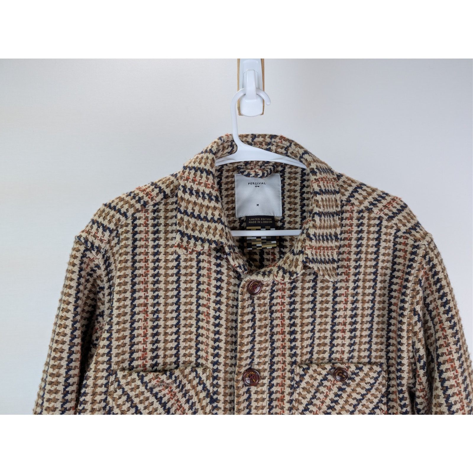Percival o1rshd1 CC20 Flannel Hazel Mini Hound Workshirt Shirt Size US M / EU 48-50 / 2 - 3 Thumbnail
