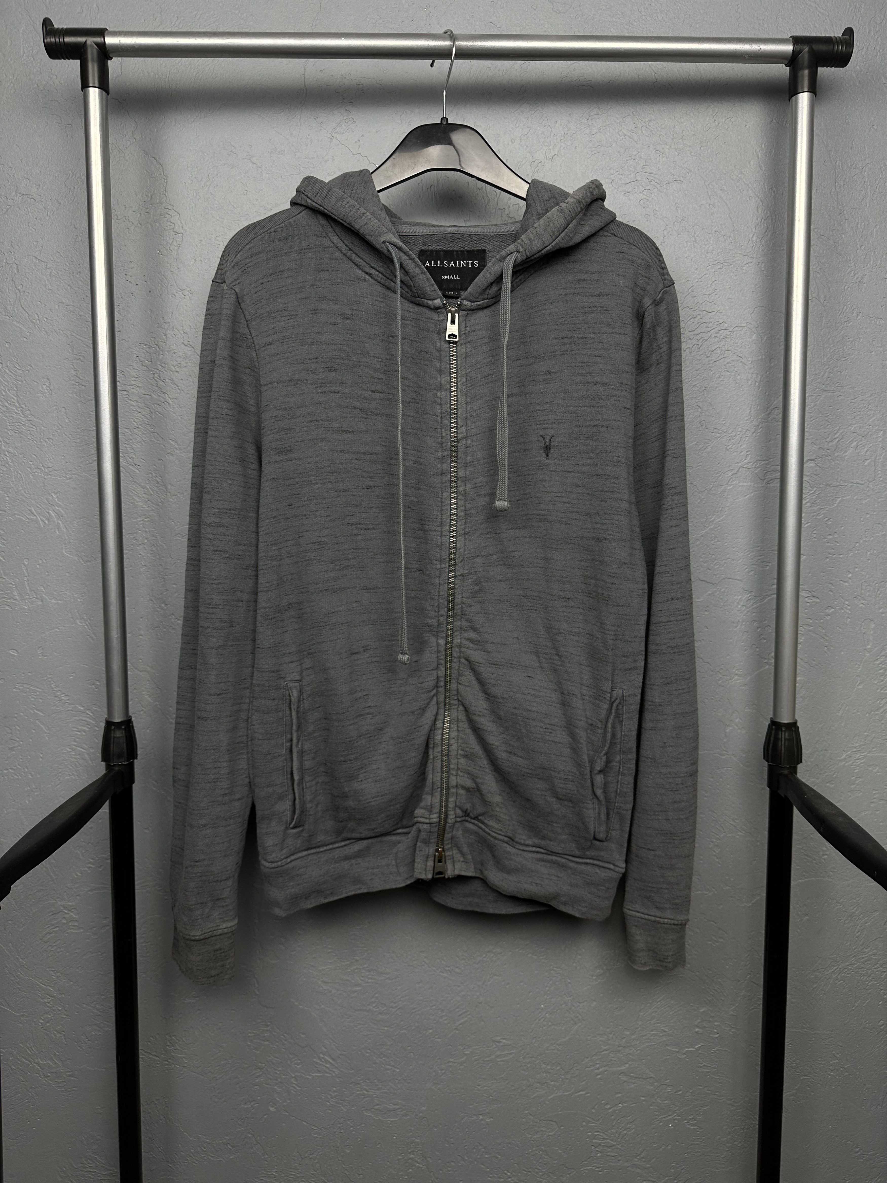 Allsaints × Vintage Allsaints Vintage Mens Ravage Zip Hoodie Y2K Size US S / EU 44-46 / 1 - 1 Thumbnail