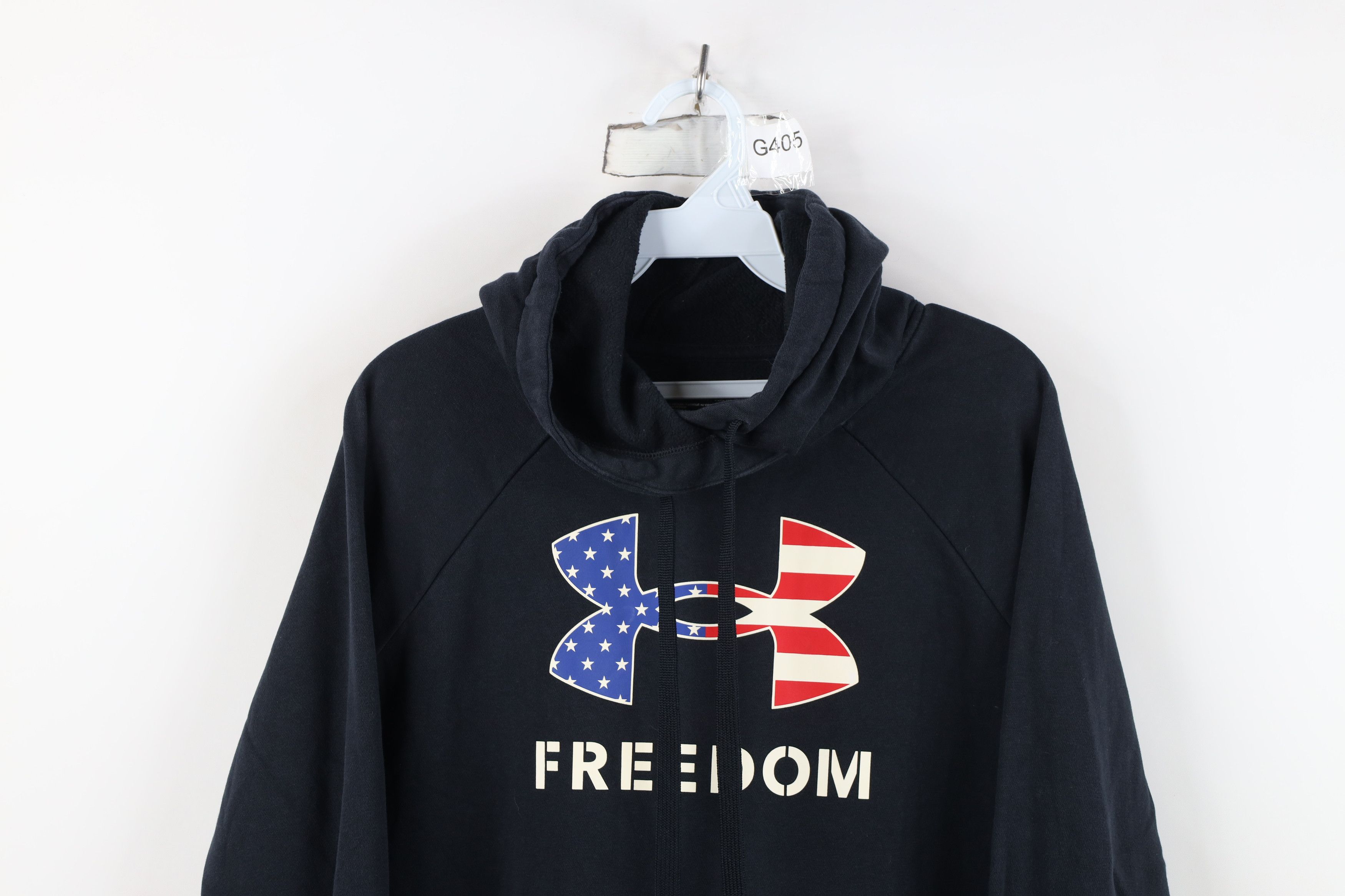 Under Armour Under Armour Spell Big Logo Freedom USA Flag Hoodie Black Size S / US 4 / IT 40 - 2 Thumbnail