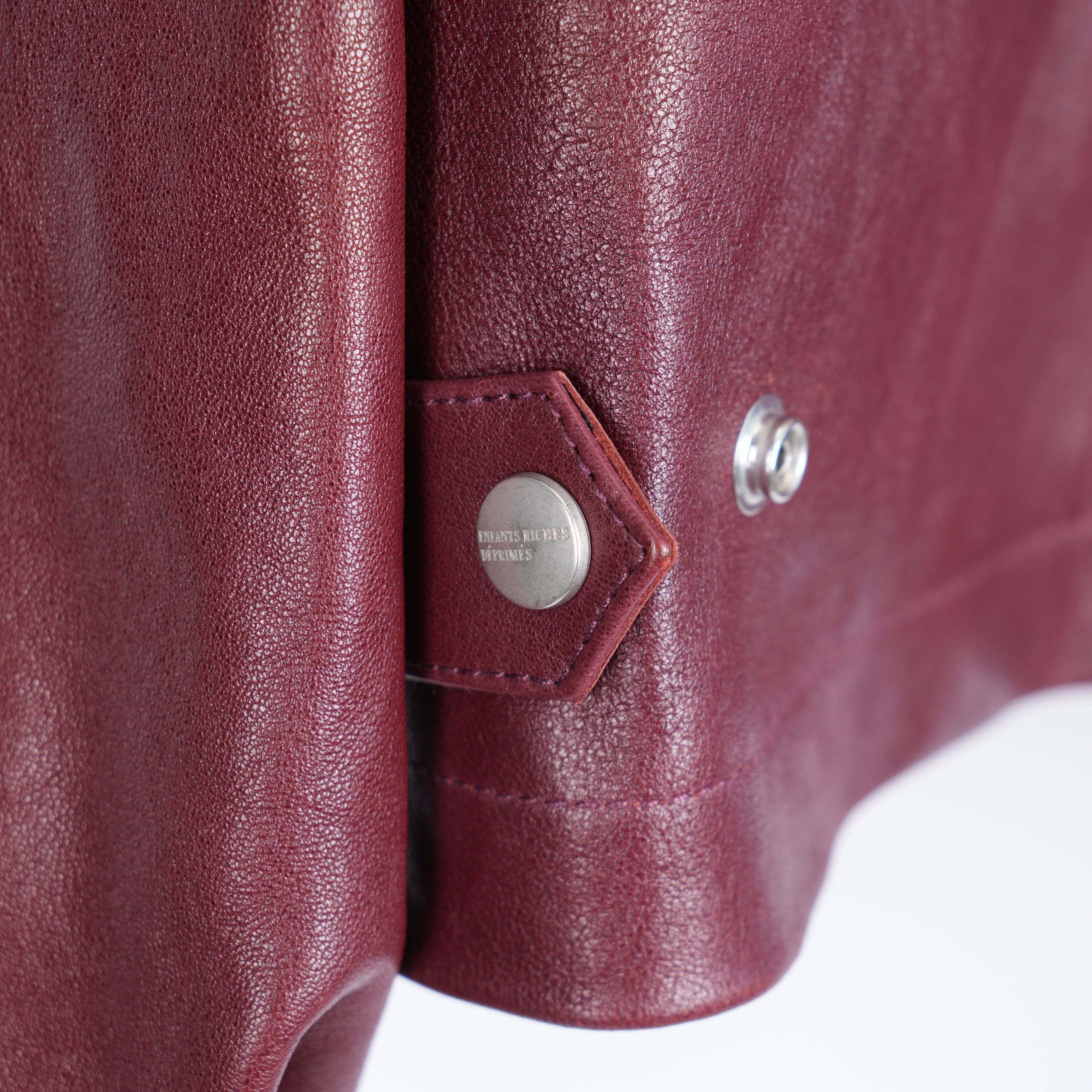 Enfants Riches Deprimes ERD PRINCIPE DE L'AMOUR RED LEATHER JACKET Size US XXL / EU 58 / 5 - 7 Thumbnail