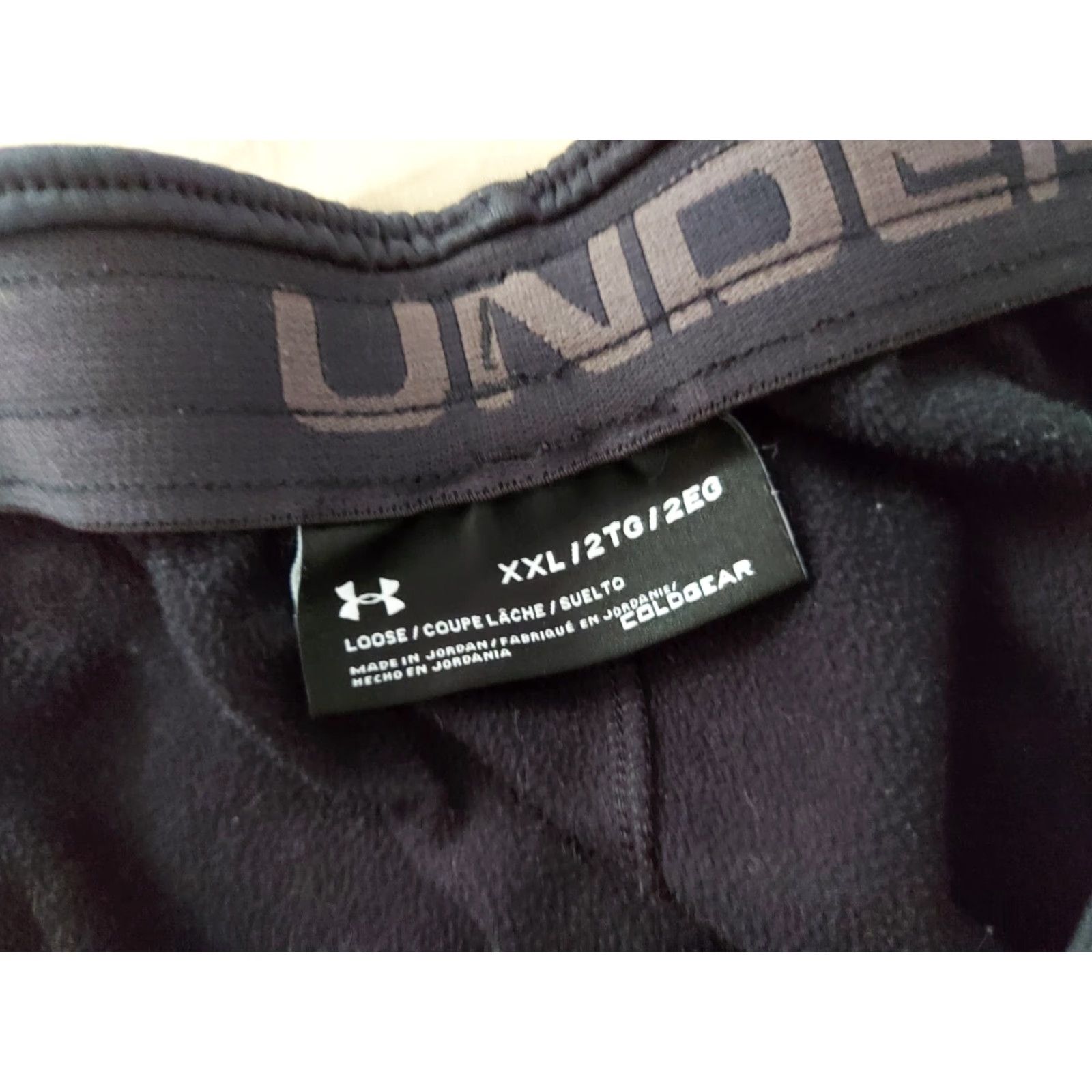 Under Armour Under Armour Pants 2XL Black Athletic Sweatpants Mens Regular Fit Jogger Activewear Size US 39 - 5 Thumbnail