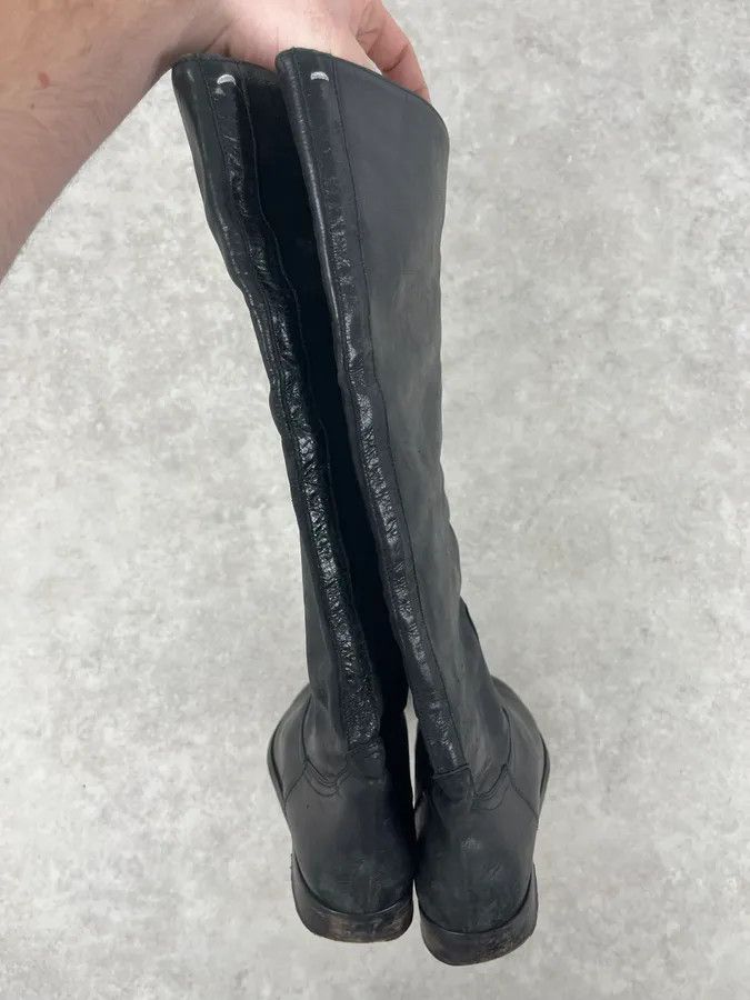 Maison Margiela 2000s Maison Martin Margiela Black Premium Leather Ankle Boots Size US 8 / EU 41 - 4 Thumbnail