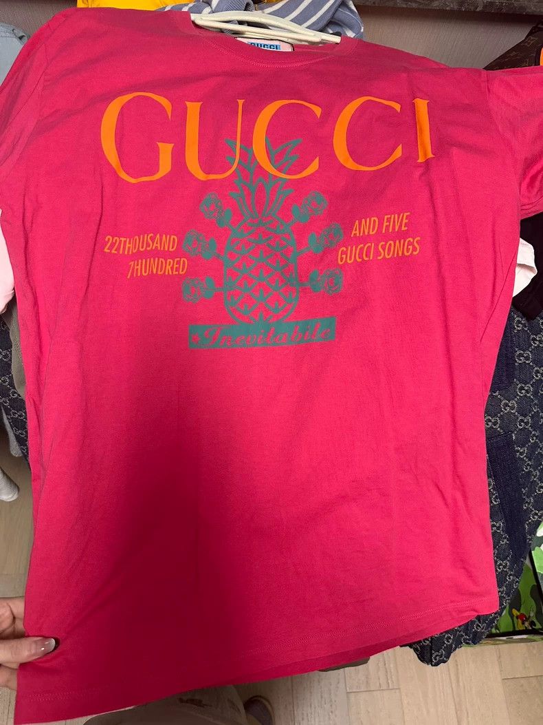 GucciBig pineapple pattern short sleeves 2503-Nextarrow