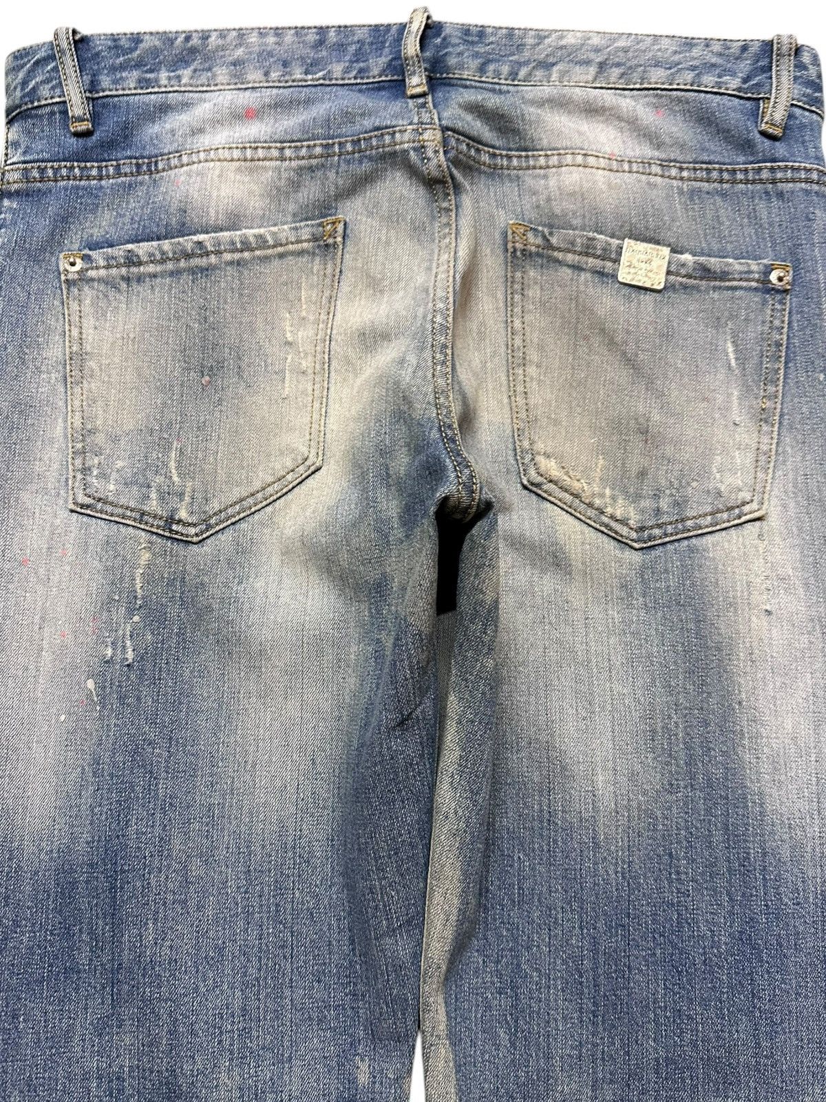 Dsquared2 Vintage Dsquared2 Mudwash Slim Fit Distressed Denim Size US 35 - 7 Thumbnail