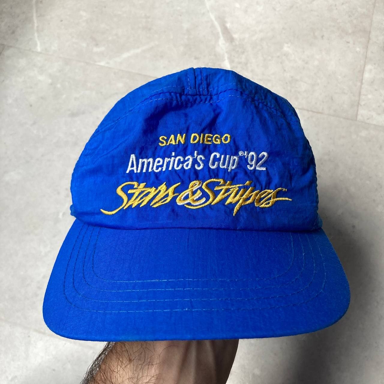 Vintage San Diego America's Cup Sailing Yacht Stars & Stripes Nylon Size ONE SIZE - 1 Thumbnail