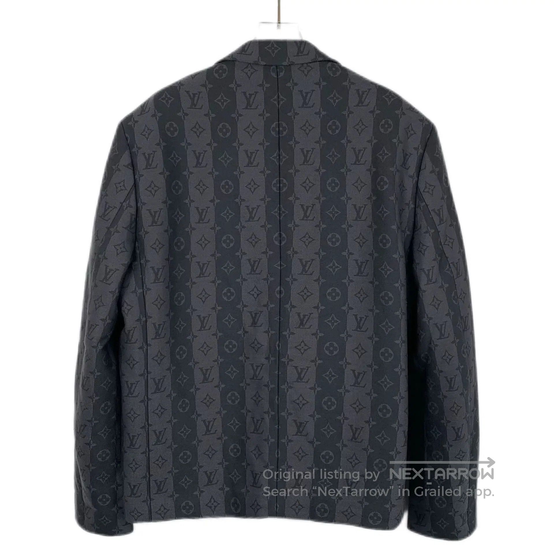 Louis Vuitton louis vuitton gray logo wool blazer jacket. Size US L / EU 52-54 / 3 - 2 Thumbnail