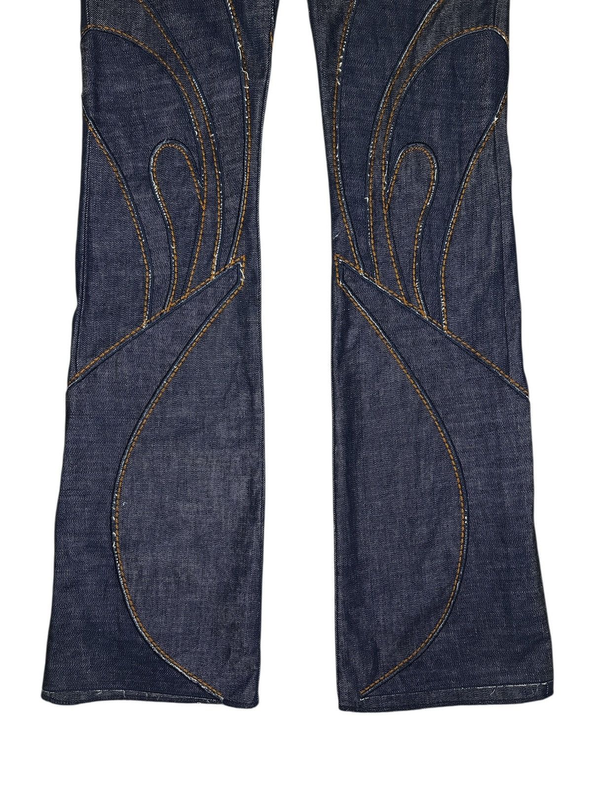 Dolce & Gabbana S/S 02 Butterfly Flared Denim Size 26" / US 2 / IT 38 - 3 Thumbnail