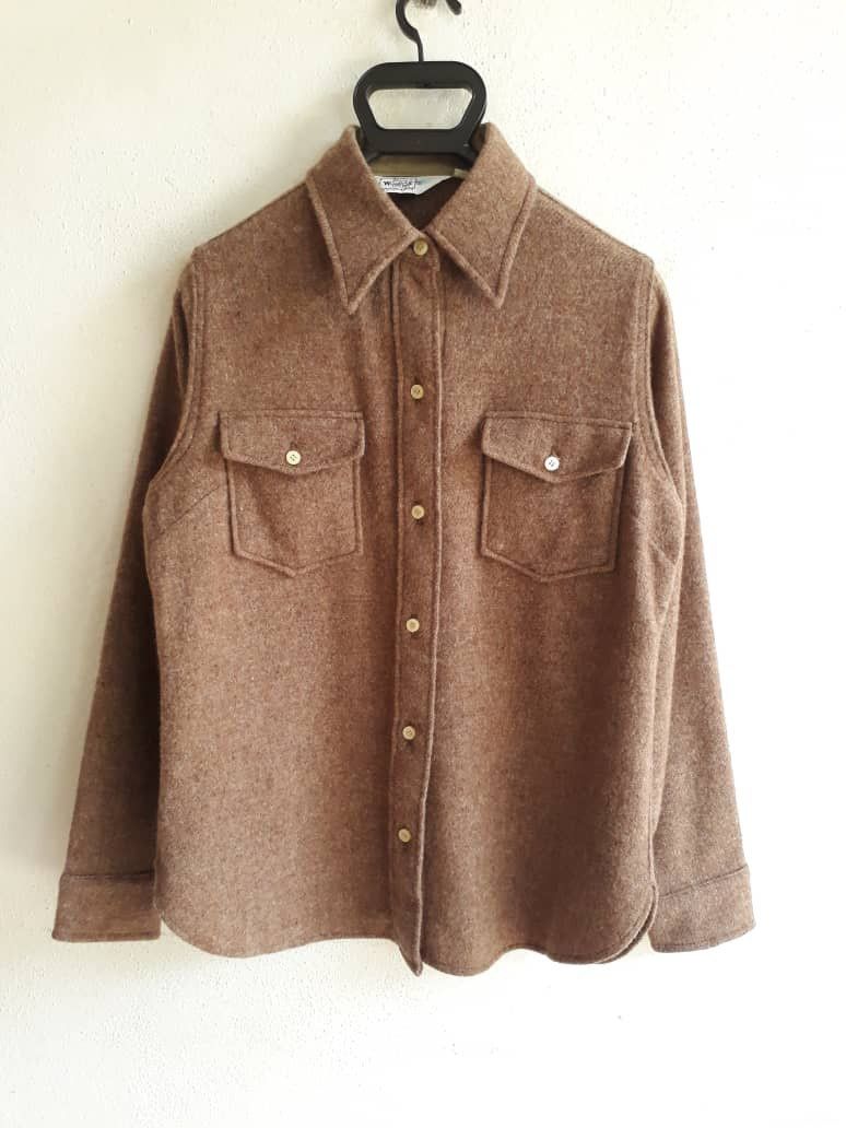 Vintage × Woolrich Woolen Mills vintage WOOLRICH WOMAN wool shirt Size L / US 10 / IT 46 - 1 Thumbnail