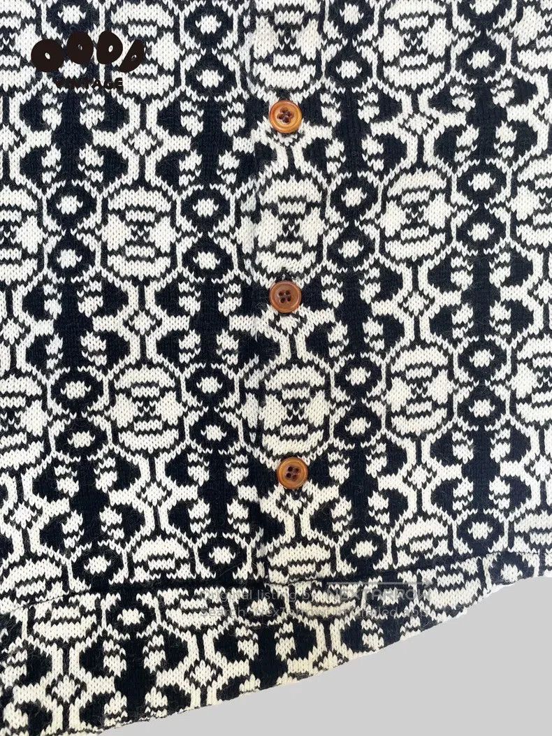 Comme des Garcons Comme Des Garcons Irregular Snowflake Knot Knit Cardigan Size S / US 4 / IT 40 - 4 Thumbnail