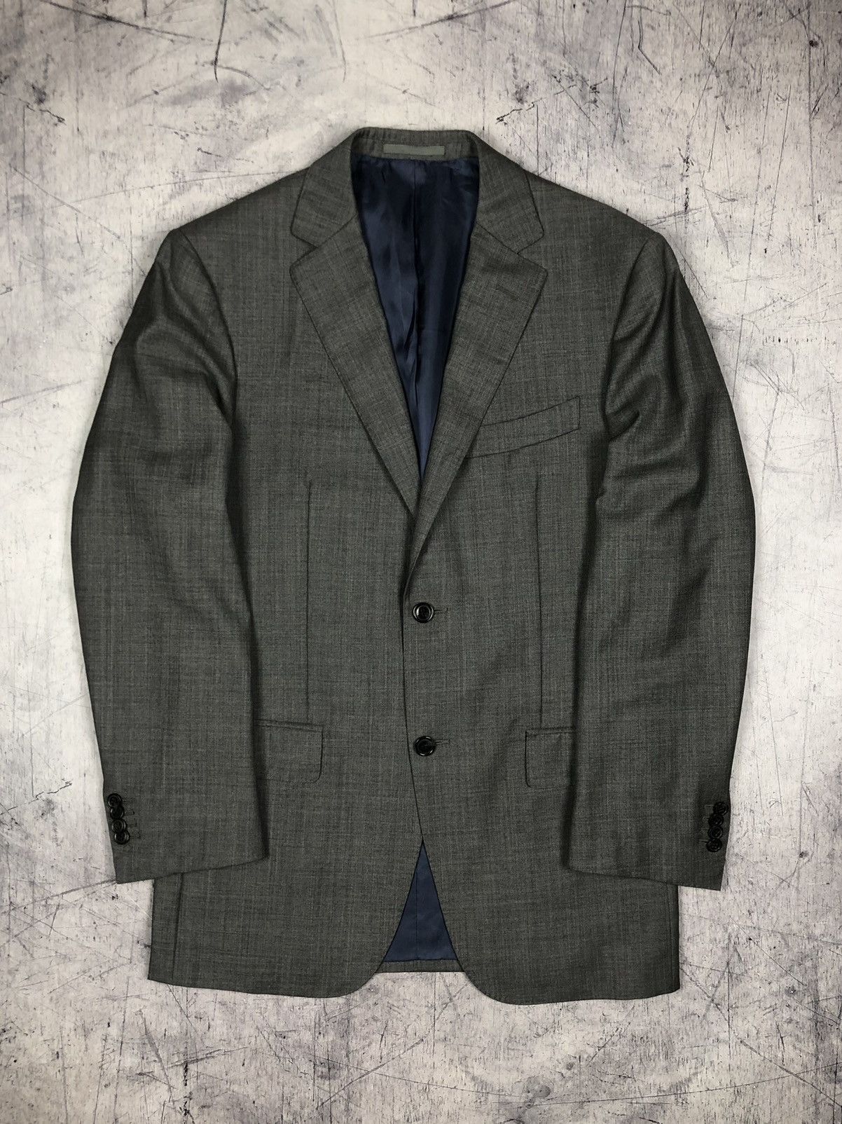 Designer Vintage Suitsupply Super 110’S Pure Wool Classic Blazer Size 44R - 2 Thumbnail
