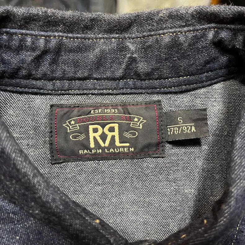 RRL Ralph Lauren RRL Ralph Lauren Huazai denim shirt Size US S / EU 44-46 / 1 - 3 Thumbnail