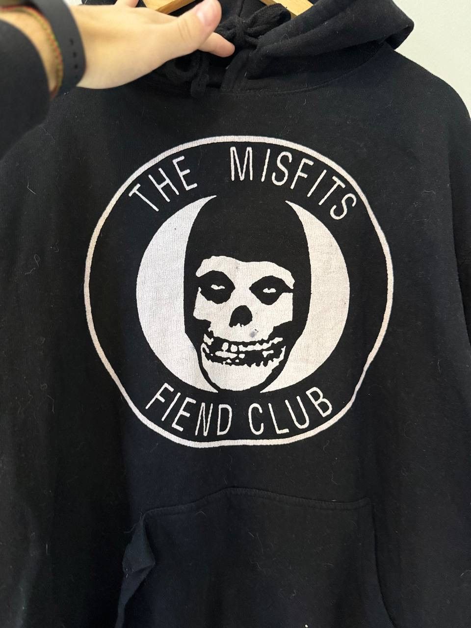 Band Tees THE MISFITS FIEND CLUB HOODIE 90s Size US XL / EU 56 / 4 - 4 Thumbnail