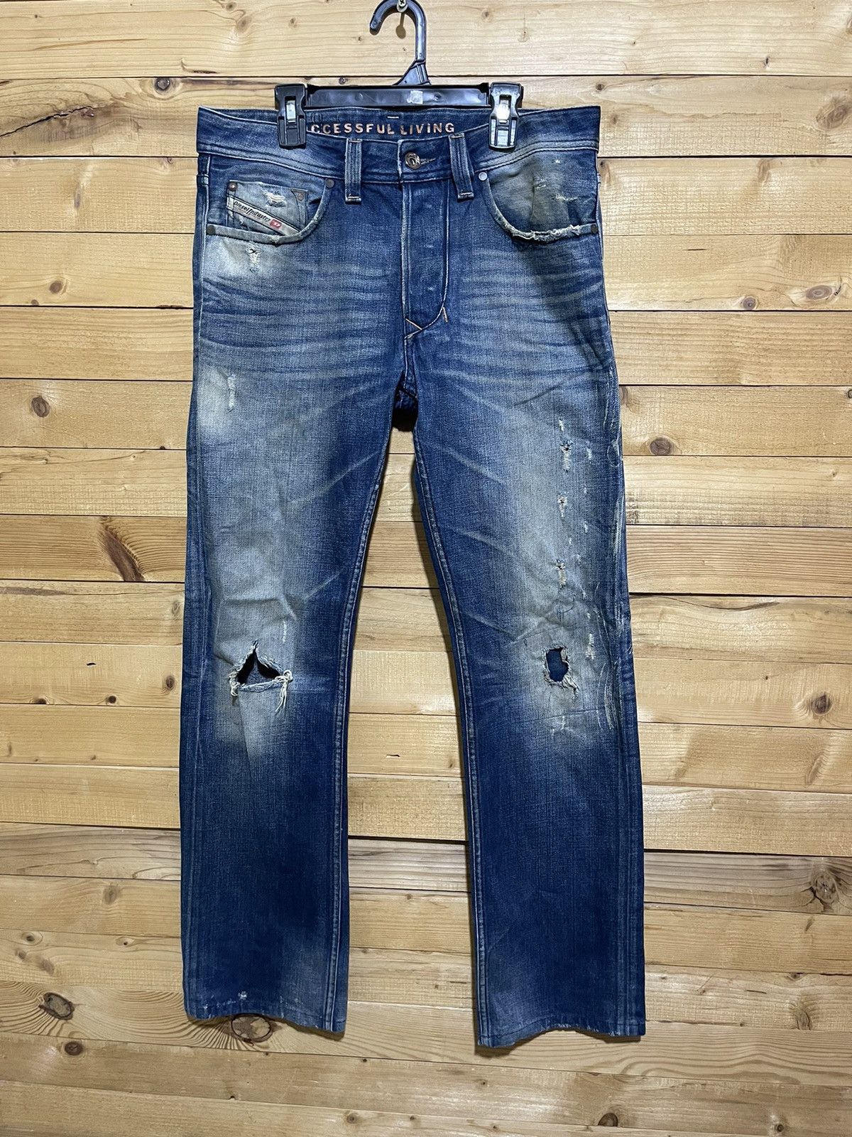 Diesel Offernow🔥Diesel design distressed jeans Size US 30 / EU 46 - 1 Thumbnail