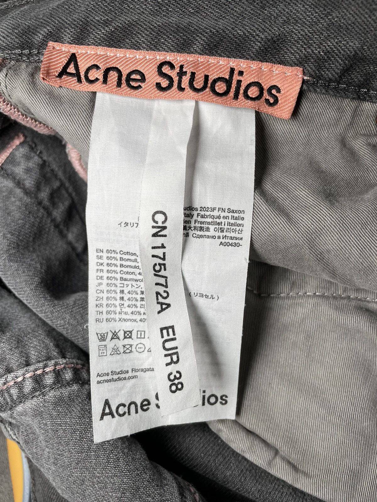 Acne Studios Acne Studios 2023F FN Saxon Jeans Size 27" / US 4 / IT 40 - 15 Thumbnail