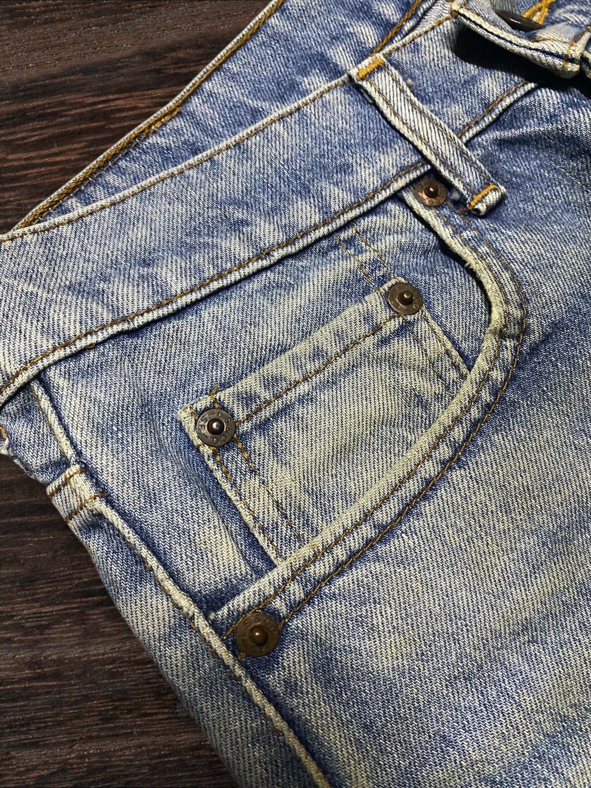 Levi's Vintage Levis Japan Light Wash Taperred Leg Jeans Size US 28 / EU 44 - 7 Thumbnail
