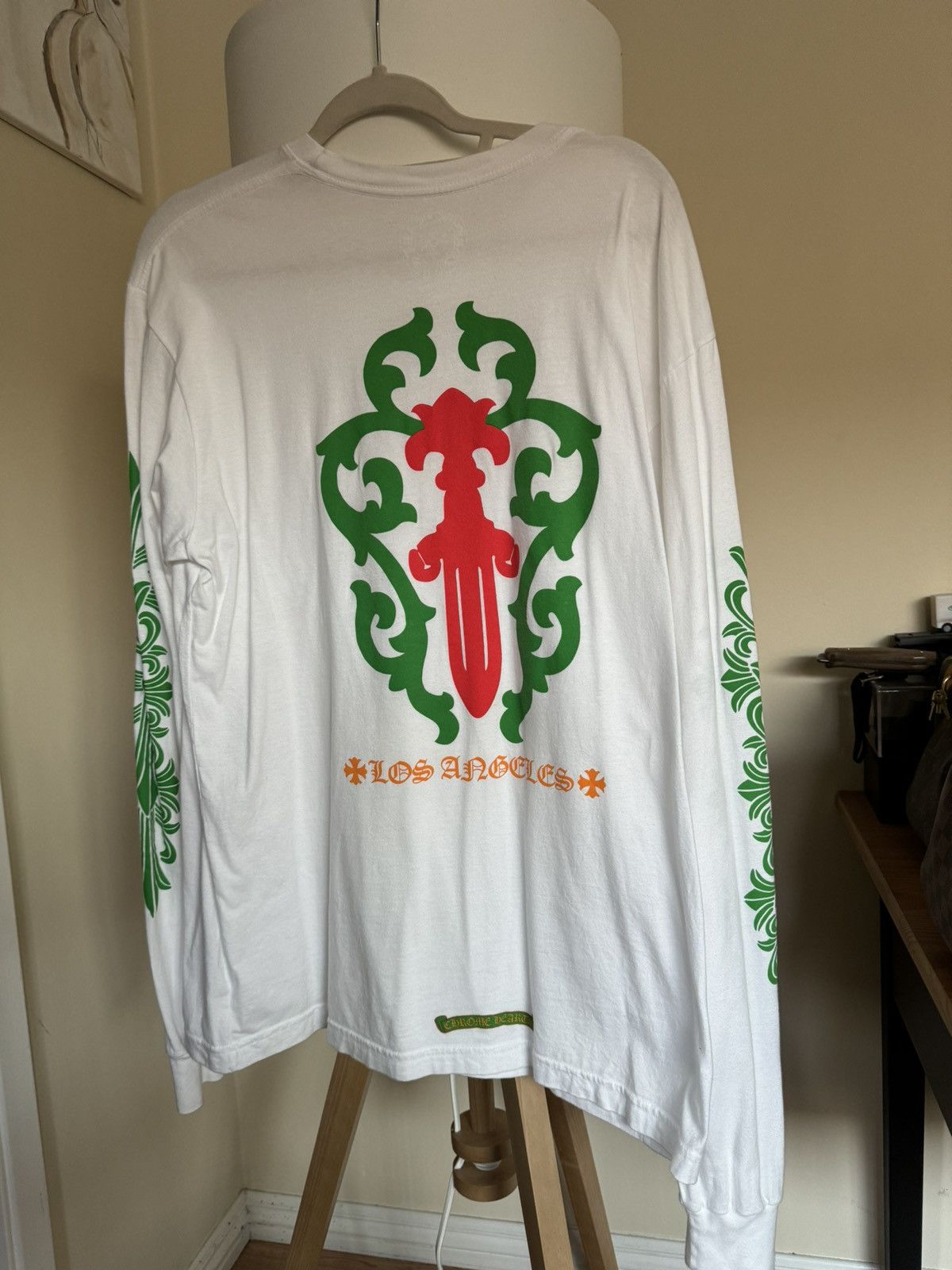 image of Chrome Hearts Los Angeles Exclusive Christmas in White, Men's (Size XL)