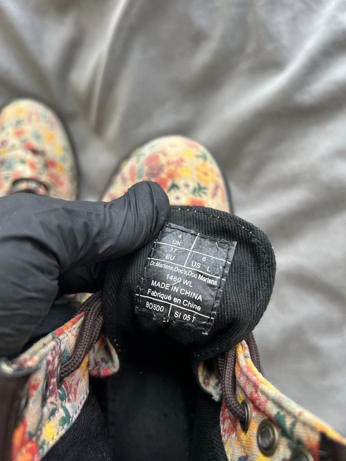 Dr. Martens Dr. Martens 1460 Wanderflower Canvas Boots Size 37 US 6 Size US 7 / IT 37 - 11 Thumbnail