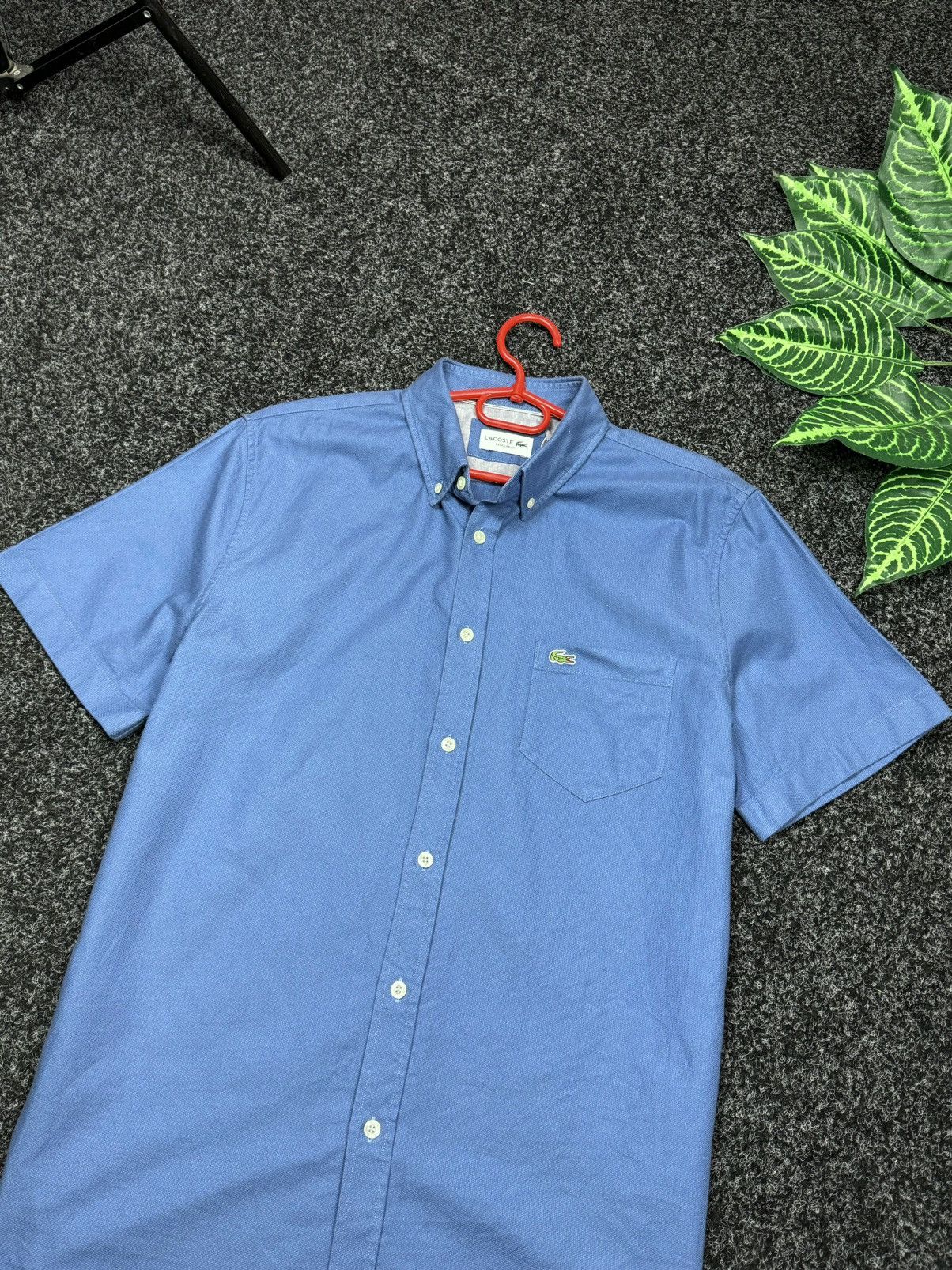 Lacoste × Vintage Lacoste Short-sleeved shirt 👔 Size L Size US L / EU 52-54 / 3 - 6 Thumbnail