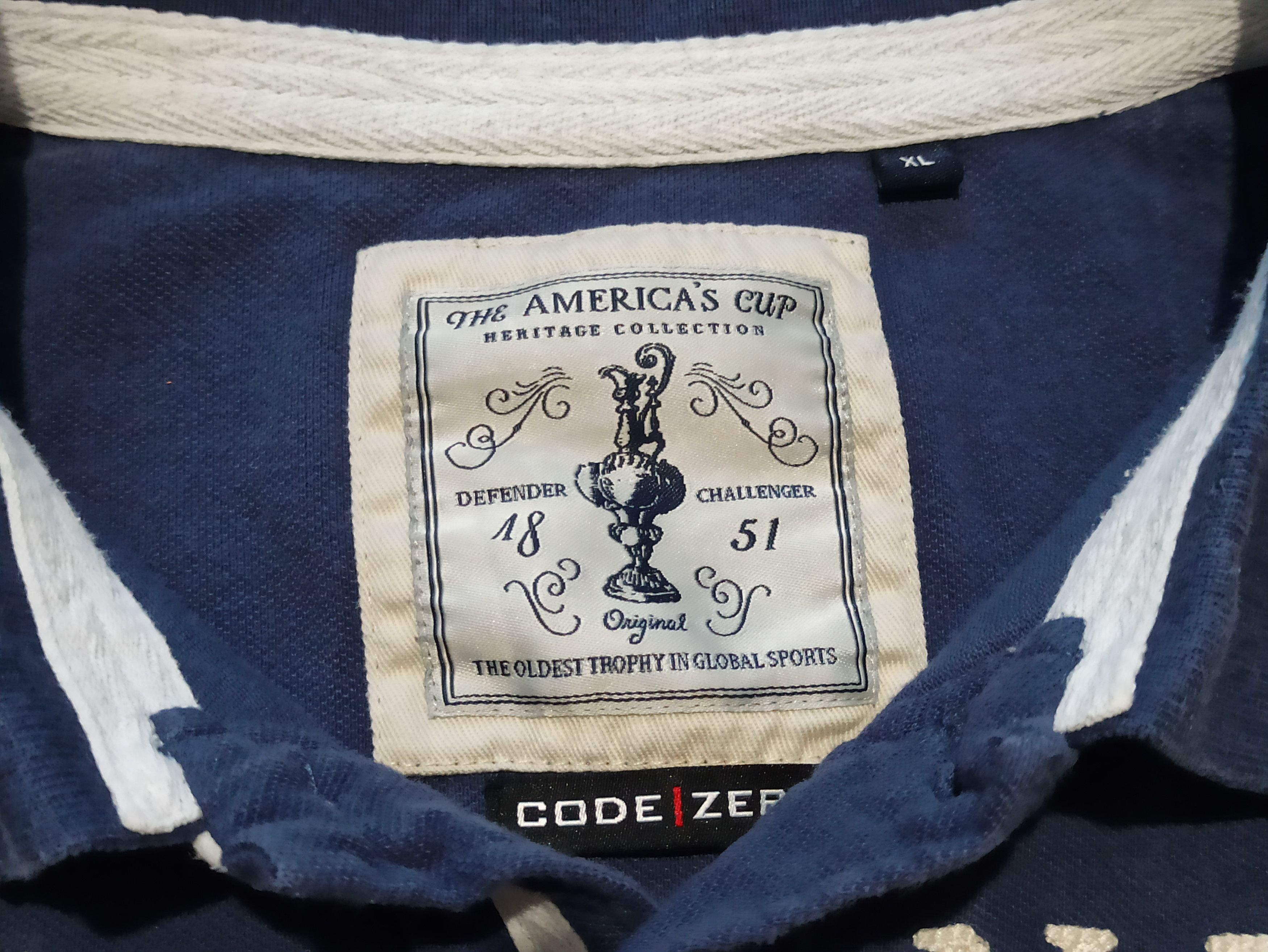 Puritan Puritan Americas cup 5 th edition Polo Shirt Size US L / EU 52-54 / 3 - 3 Thumbnail