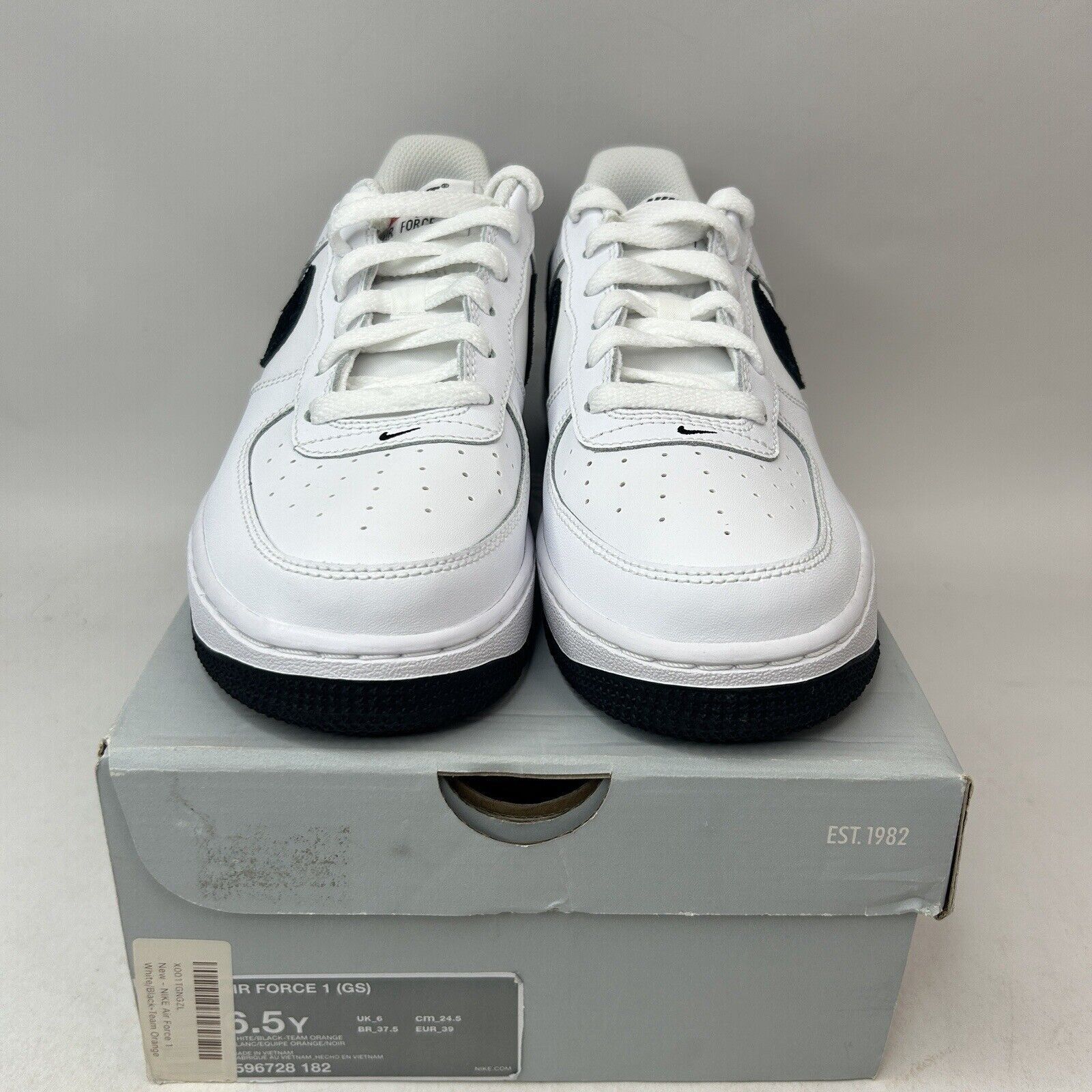 Nike Nike Air Force 1 Low 07’ GS “White Black” 2024 Size US 8 / IT 38 - 2 Thumbnail