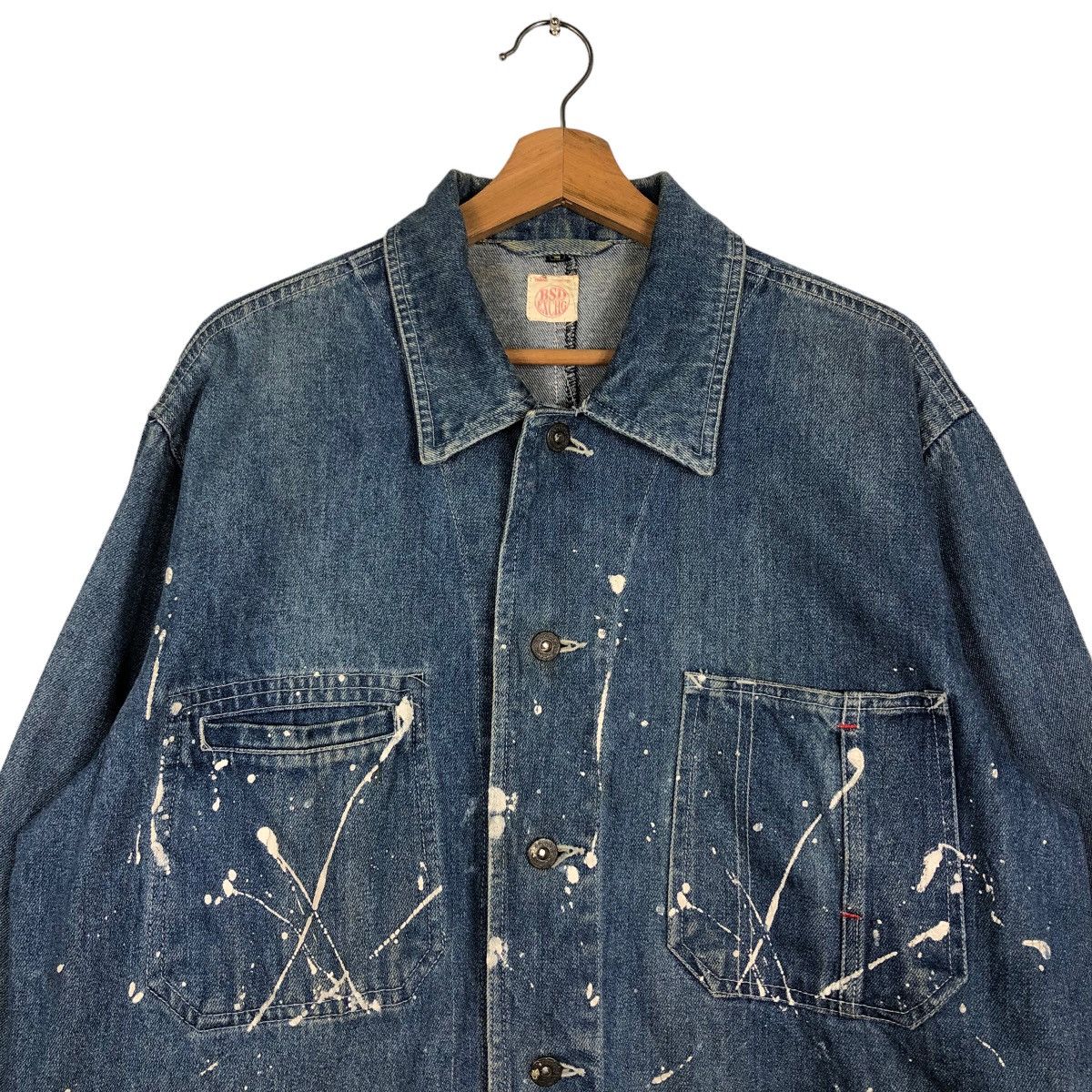 Hysteric Glamour Vintage Chore Jacket Painted Design Double Pocket Bsd ExcHG Size US M / EU 48-50 / 2 - 3 Thumbnail
