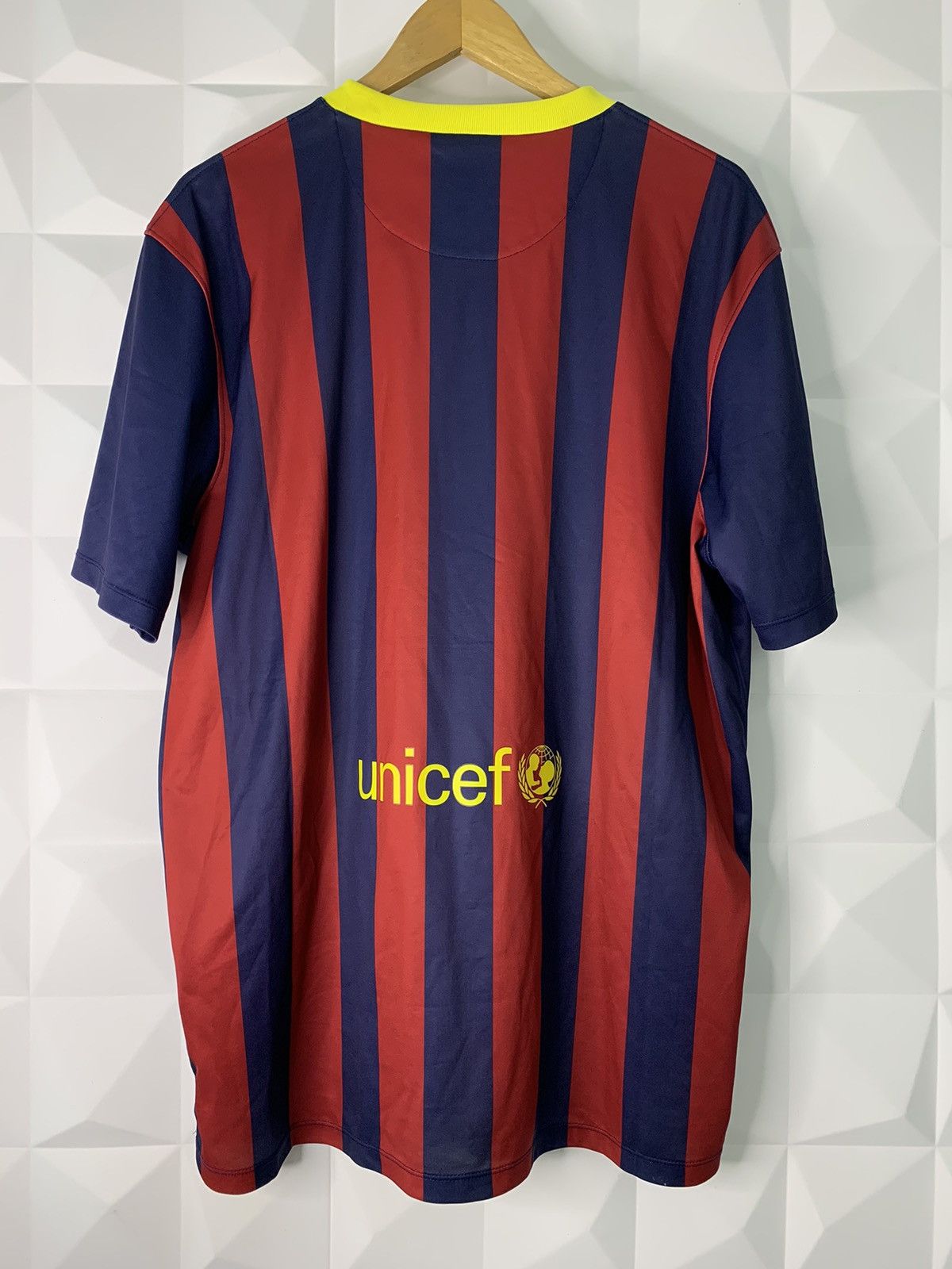 Other BARCELONA 2013 2014 Home Football Shirt Soccer Jersey Nike Size US XL / EU 56 / 4 - 2 Thumbnail