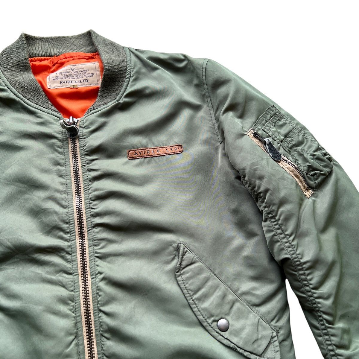 Avirex 🔥 Pick Avirex Usa Flight Bomber Jacket Size US L / EU 52-54 / 3 - 10 Thumbnail