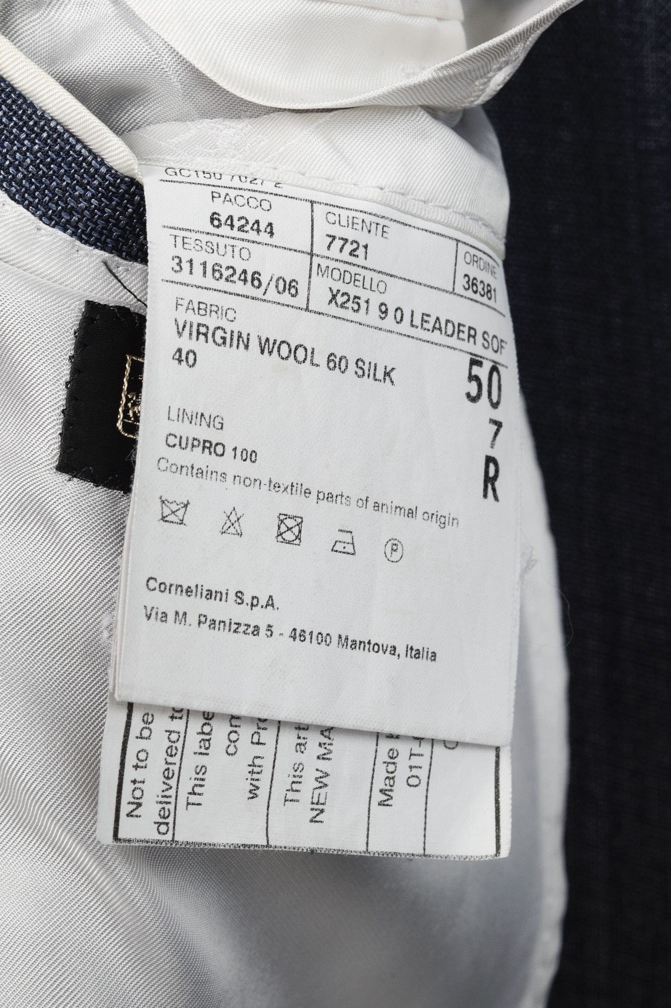 Corneliani Corneliani Blue Lightweight Wool & Silk Blazer Size 50R - 13 Thumbnail