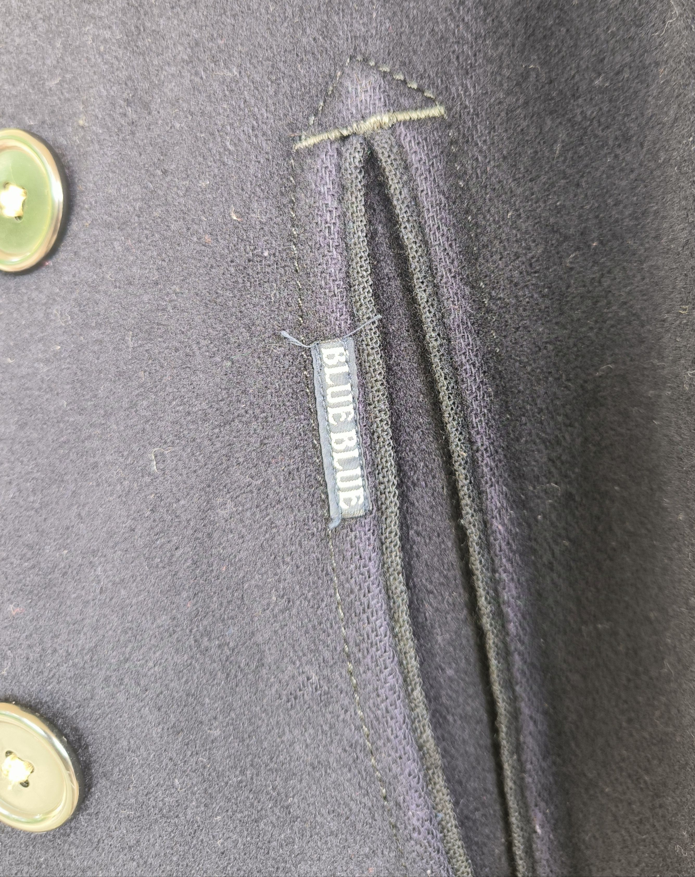 Blue Blue Japan BLUE BLUE JAPAN double breasted wool coat Size US XS / EU 42 / 0 - 4 Thumbnail