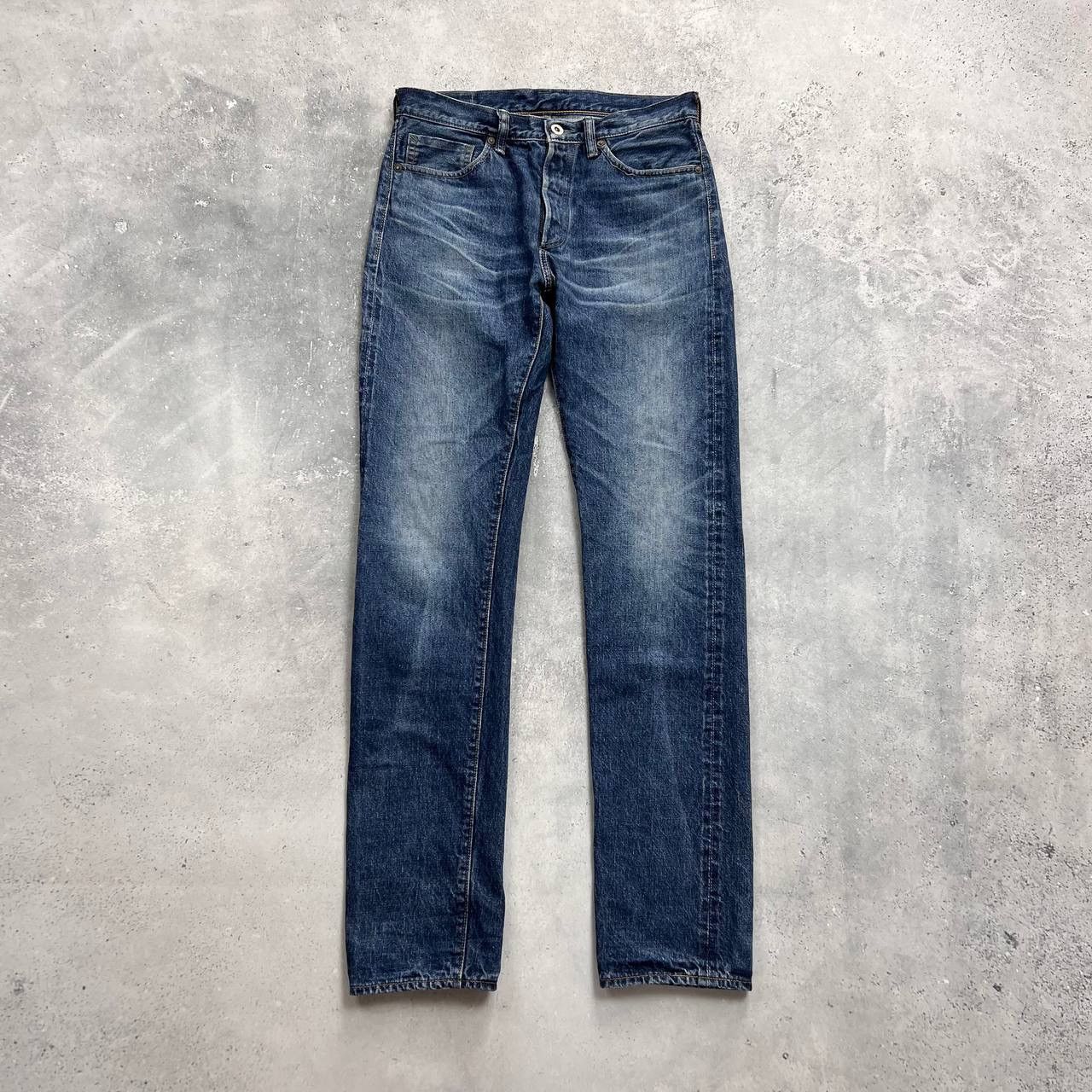 Warehouse & Co. Brown-Duck Digger by Warehouse & Co Selvedge Jeans Blue W30 Size US 30 / EU 46 - 4 Thumbnail