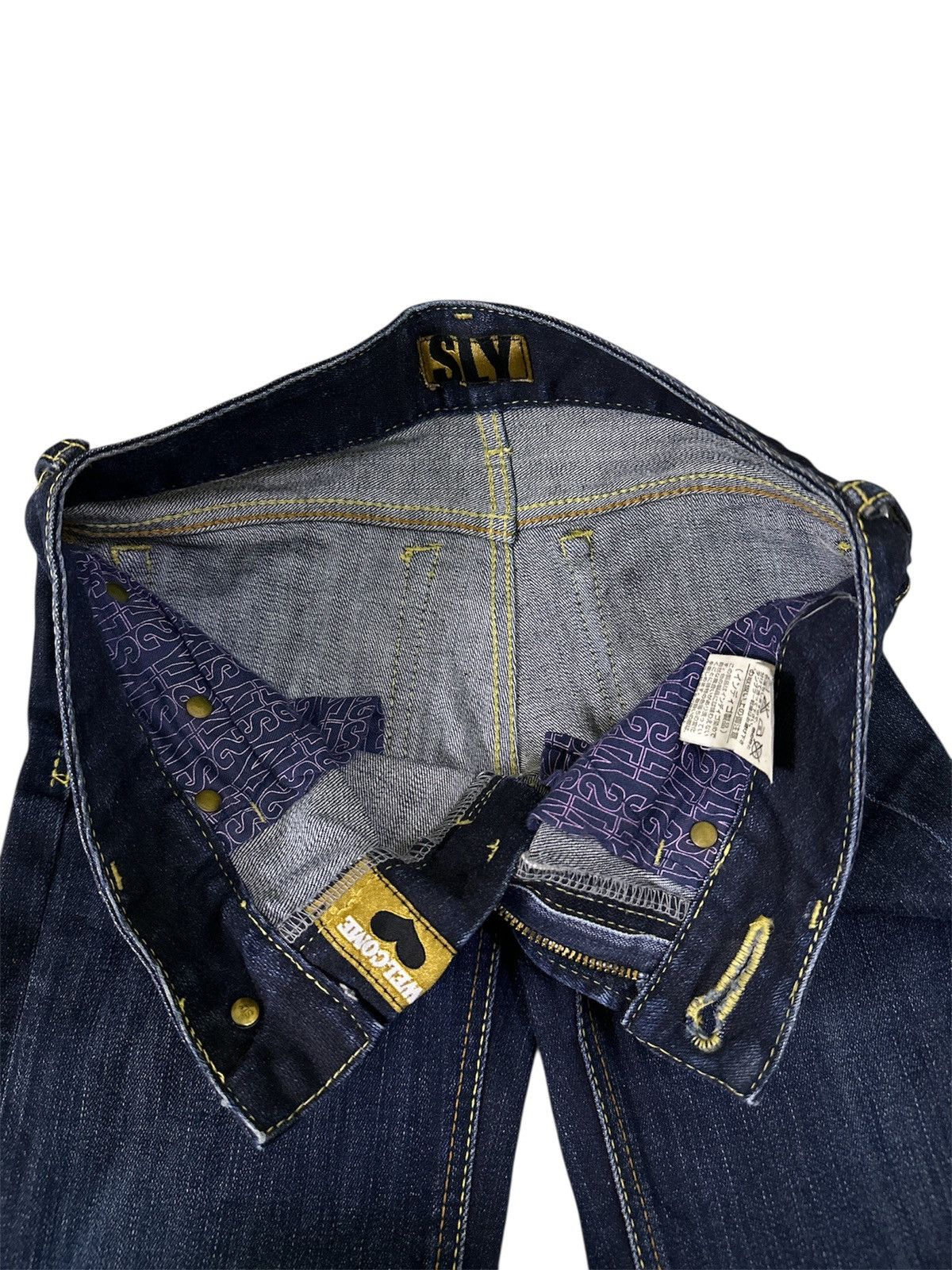 GOA 2000s Sly Jeans Y2K Flare Goa Lgb Red Pepper Style Size US 27 - 4 Thumbnail