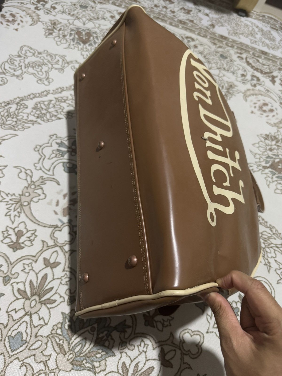 Vintage × Von Dutch Vtg Y2K Von Dutch Duffle Bowling Large Bag Size ONE SIZE - 3 Thumbnail