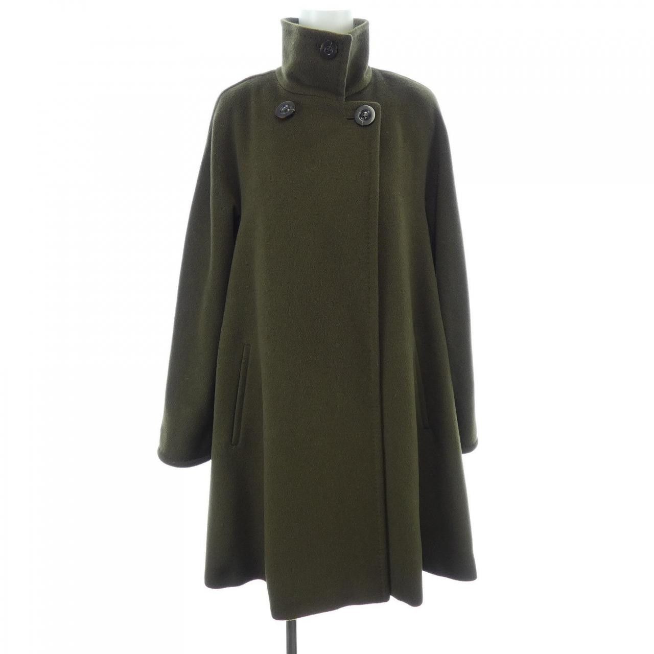 Max Mara Max Mara Max Mara Cashmere Blend Coat Textile Outerwear 10861683 DUTY FREE for USA Size ONE SIZE - 1 Thumbnail