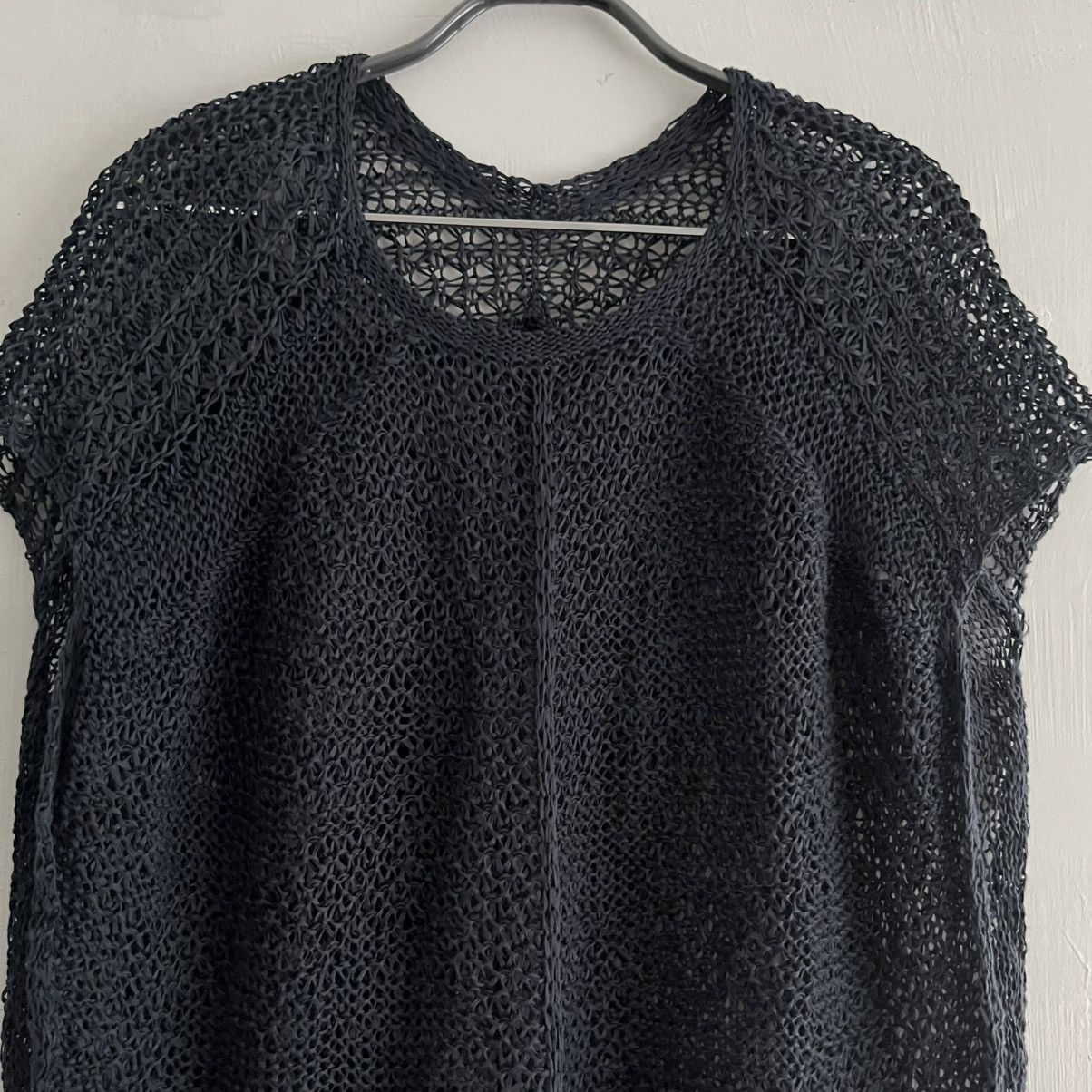 Damir Doma Damir Doma Knit Sleeveless Navy Blue Top Size US M / EU 48-50 / 2 - 2 Thumbnail