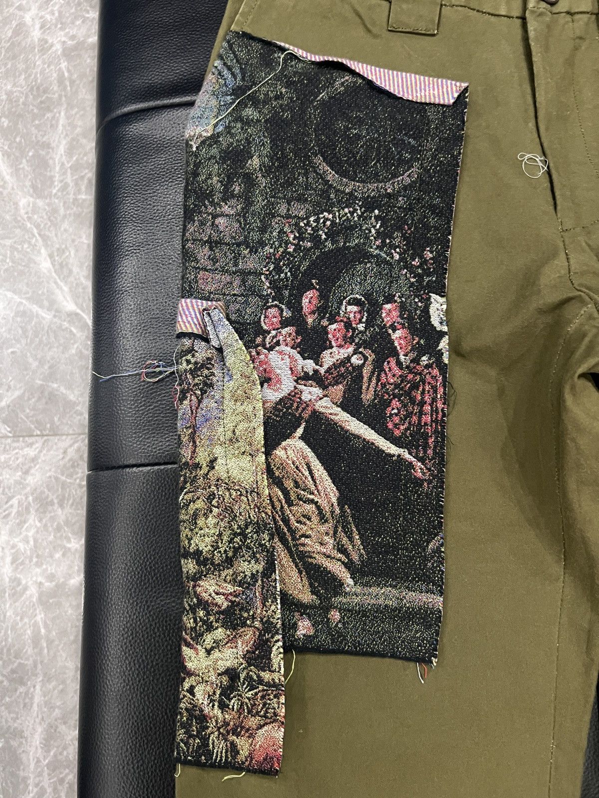 Maison MIHARA YASUHIRO Maison Mihara Yasuhiro Knit Patchwork Cargo Pants Size US 34 / EU 50 - 3 Thumbnail