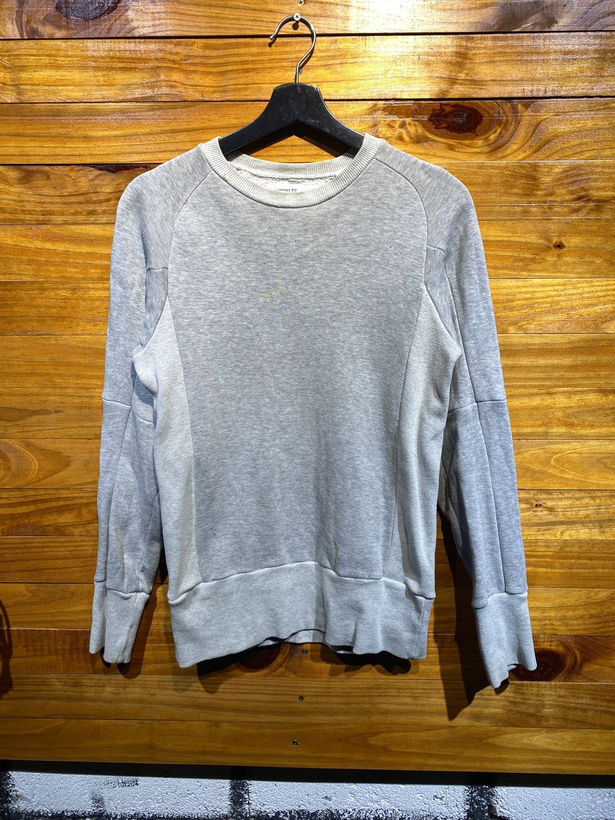 Needles Needles Sportwear Grey Crewneck Sweatshirt – Minimalist Size US S / EU 44-46 / 1 - 3 Thumbnail