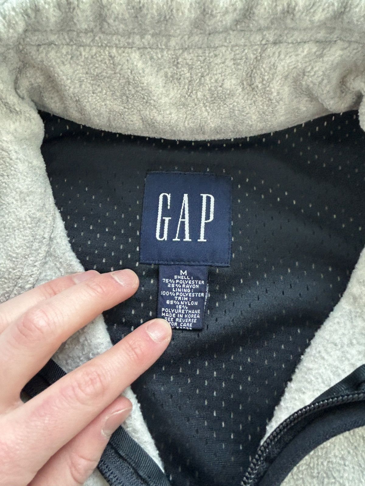 Gap Vintage 90s Gap Fleece Vest Size US M / EU 48-50 / 2 - 5 Thumbnail