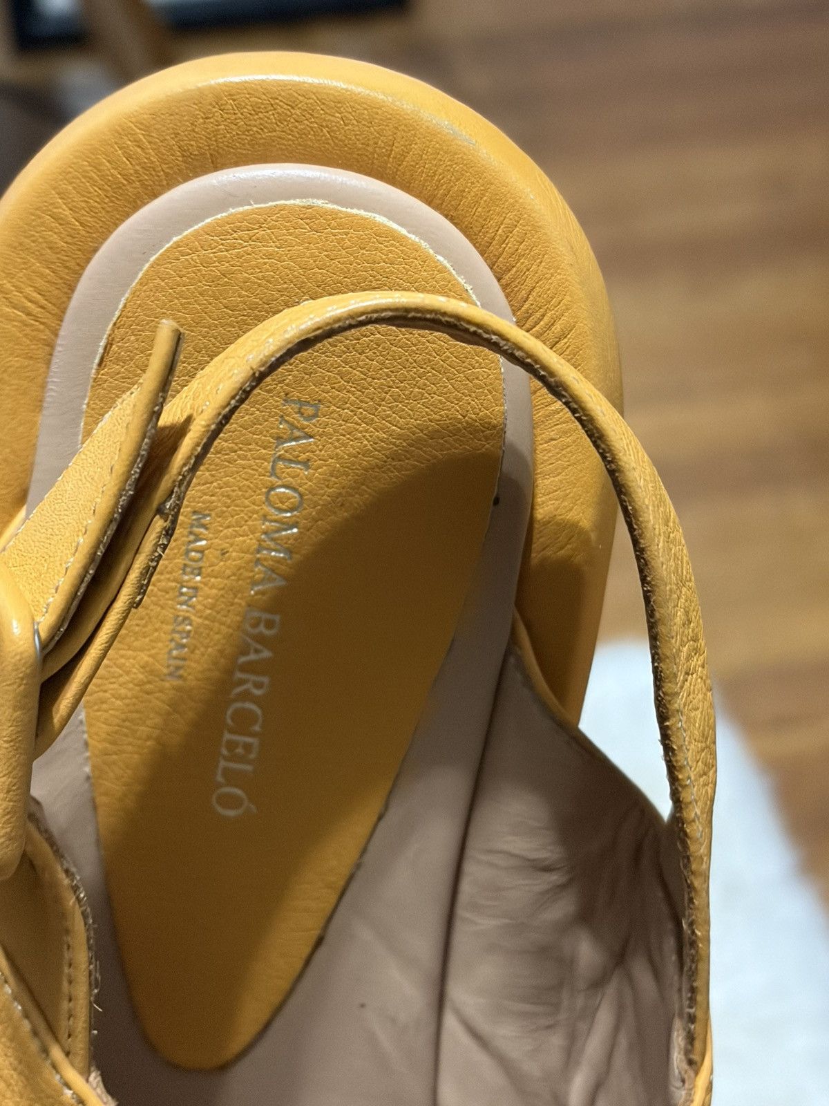 Paloma Bercelo PALOMA BARCELO JATAUPU NAPASOLFT SANDAL Mustard Size US 9 / IT 39 - 9 Thumbnail