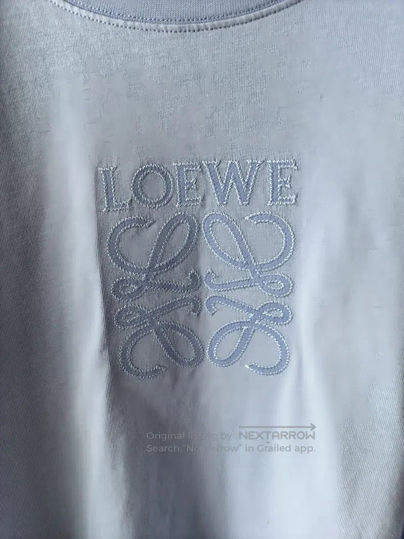 Loewe Loewe Embroidered Logo Drop Shoulder Short Sleeve T-Shirt, Size M / US 6-8 / IT 42-44 - 5 Thumbnail