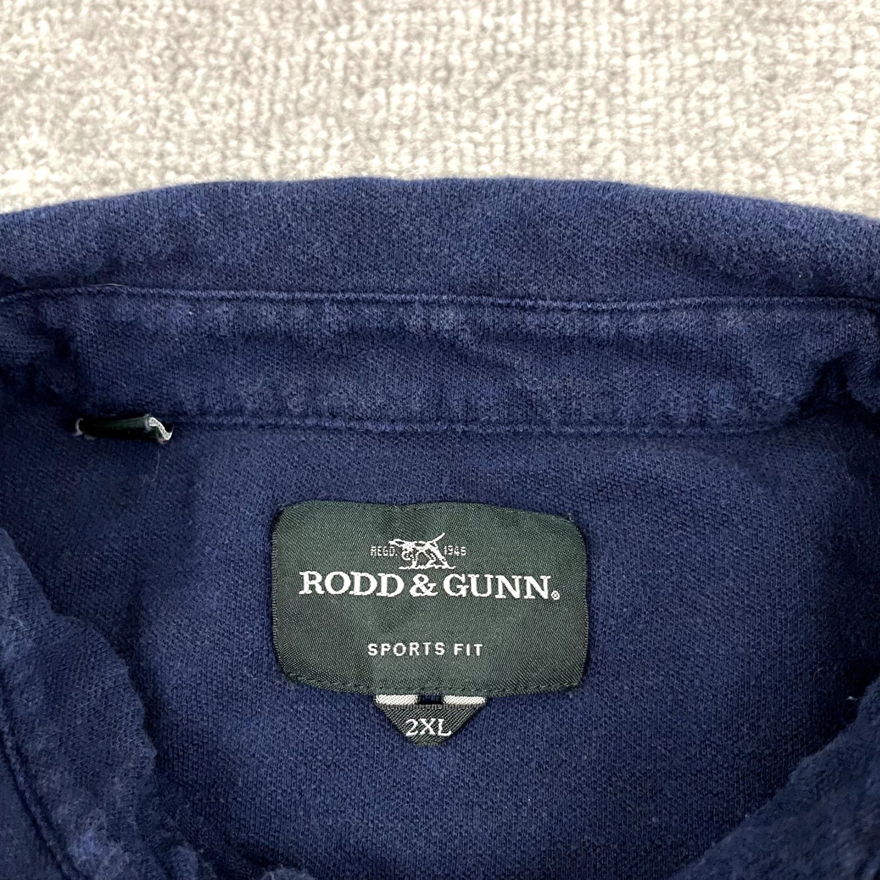 Rodd & Gunn RODD & GUNN Polo Shirt Mens 2XL XXL Sports Fit Blue Short Sleeve Preppy Casual Size US XXL / EU 58 / 5 - 3 Thumbnail