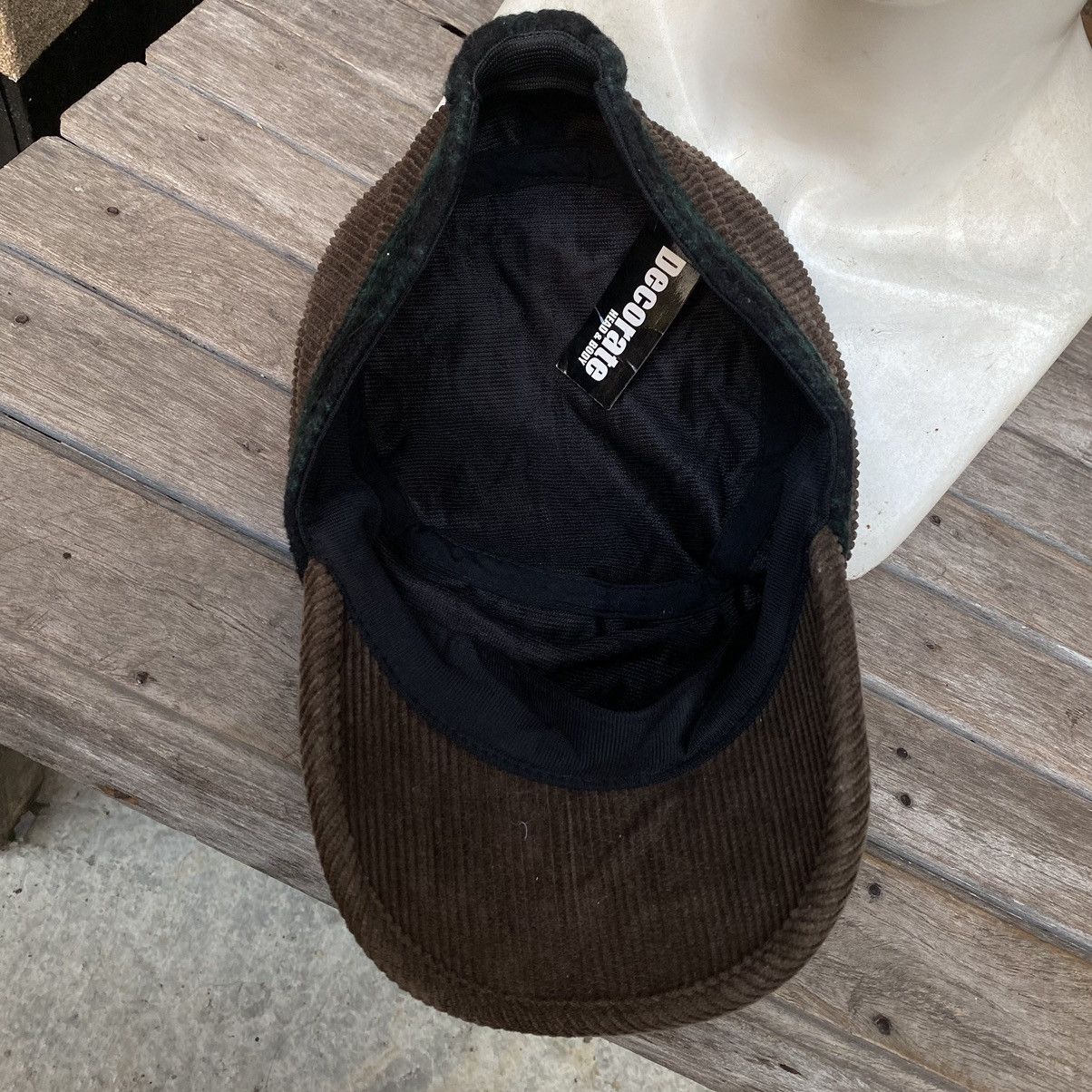 Japanese Brand BROWN & PLAID CORDUROY MIX WOOL COMANDO PATROL CAP Size ONE SIZE - 3 Thumbnail