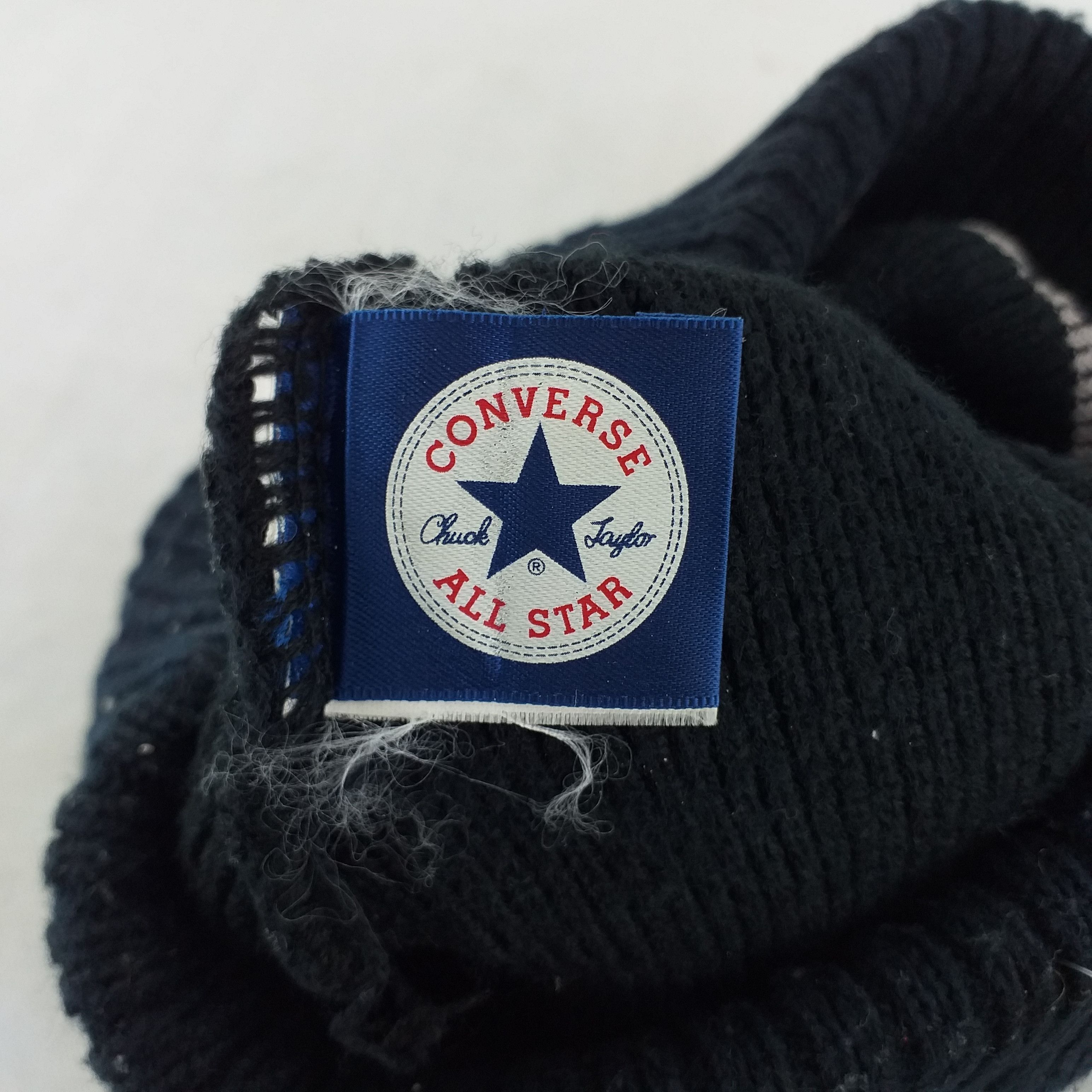 Japanese Brand Converse Logo Embroidery Snow Cap Hat Beanie -BN484 Size ONE SIZE - 4 Thumbnail