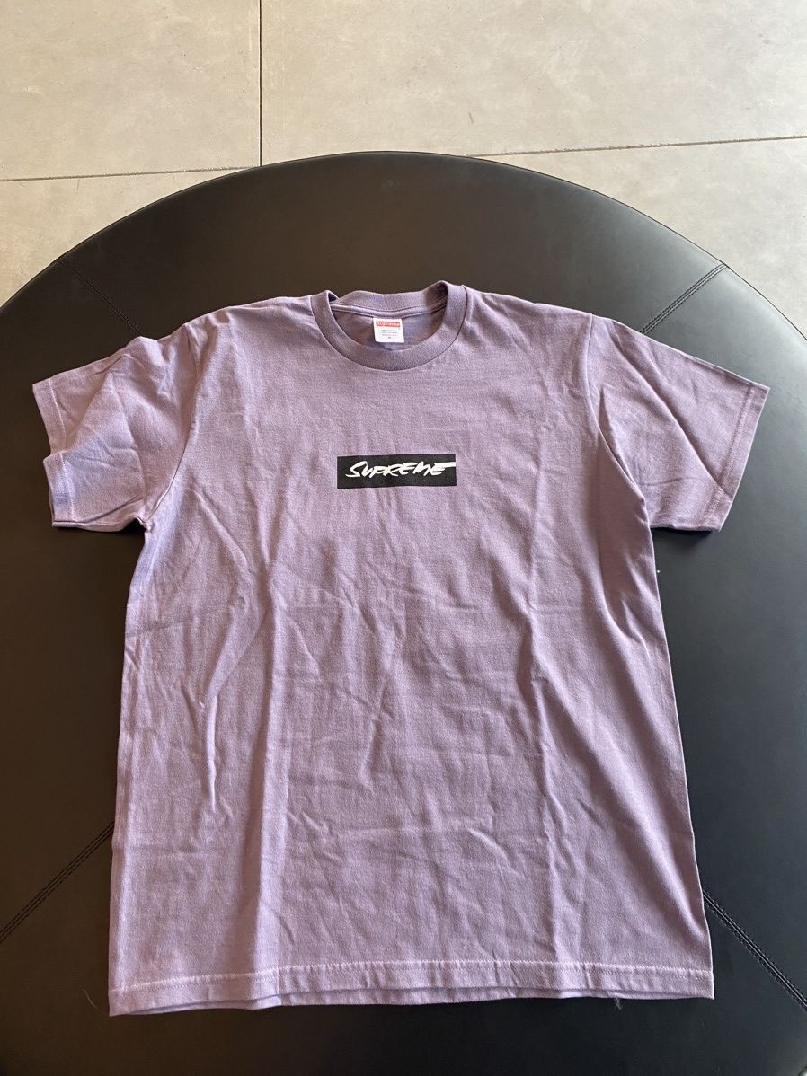 Futura × Supreme Supreme Futura Box Logo Tee Dusty Purple Size US M / EU 48-50 / 2 - 1 Thumbnail