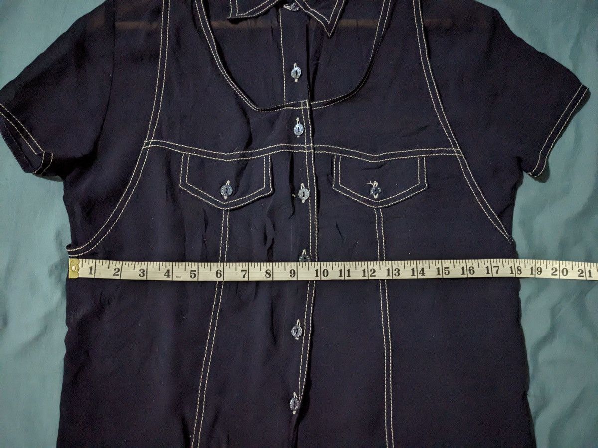 Fendi FENDI VISCOSE BLOUSE DOUBLE LAYER Size M / US 6-8 / IT 42-44 - 12 Thumbnail