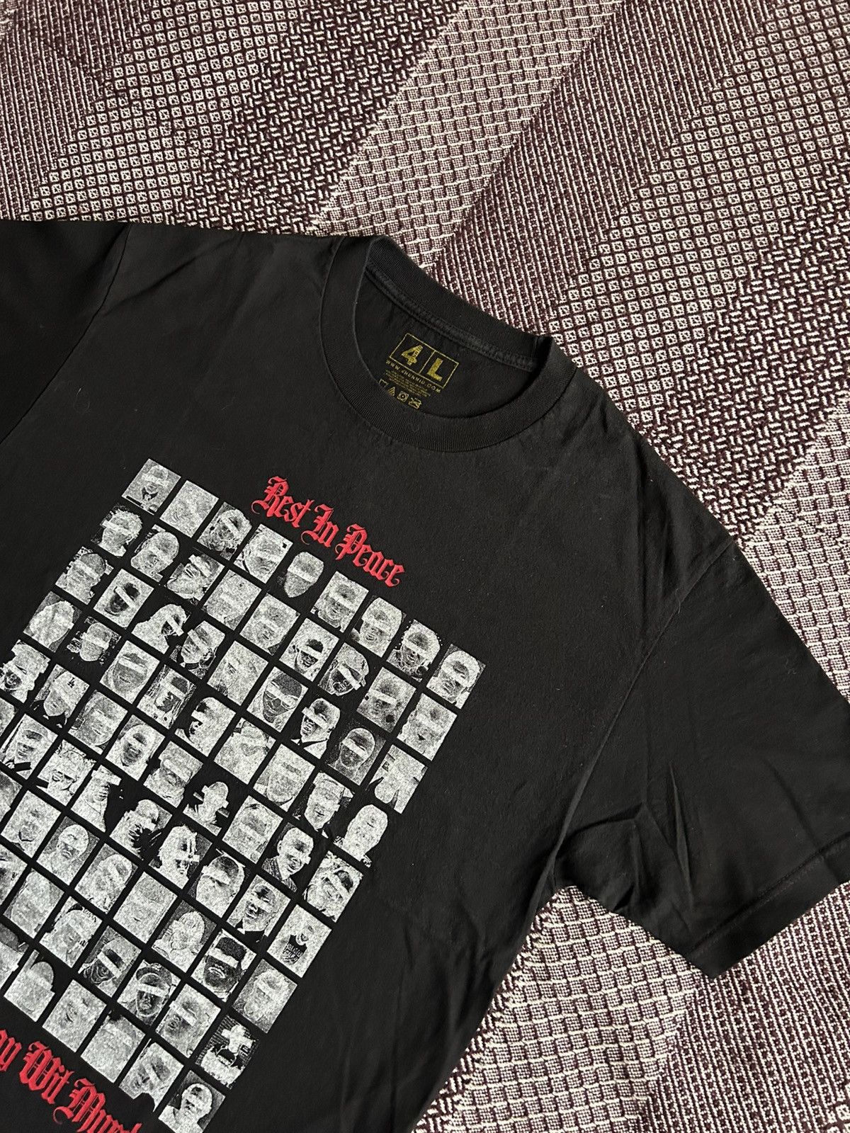 Band Tees × Vintage 4-Hunnid Police Get Away Vintage T-shirt Skateboarding Merch Size US L / EU 52-54 / 3 - 4 Thumbnail