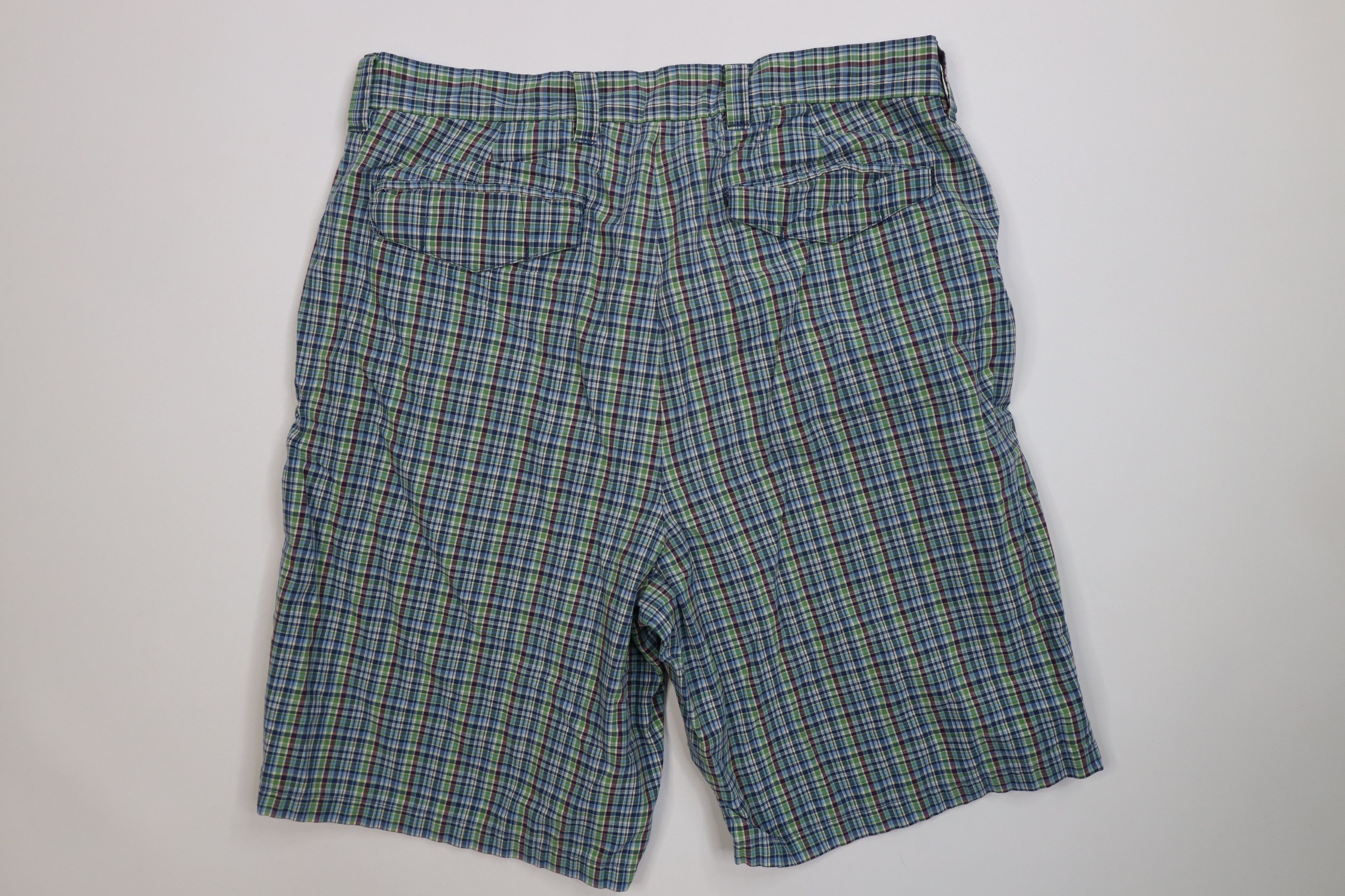 Gap Vintage Y2K 2001 Gap Madras Plaid Chino Shorts Cotton Size US 36 / EU 52 - 8 Thumbnail